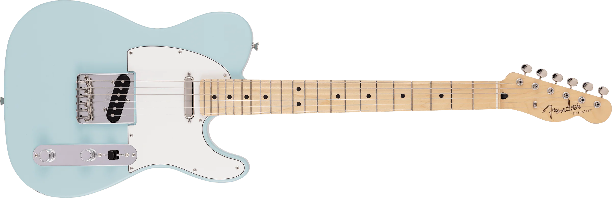 Fender Made in Japan Junior Collection Telecaster - Satin Daphne Blue - Image 2