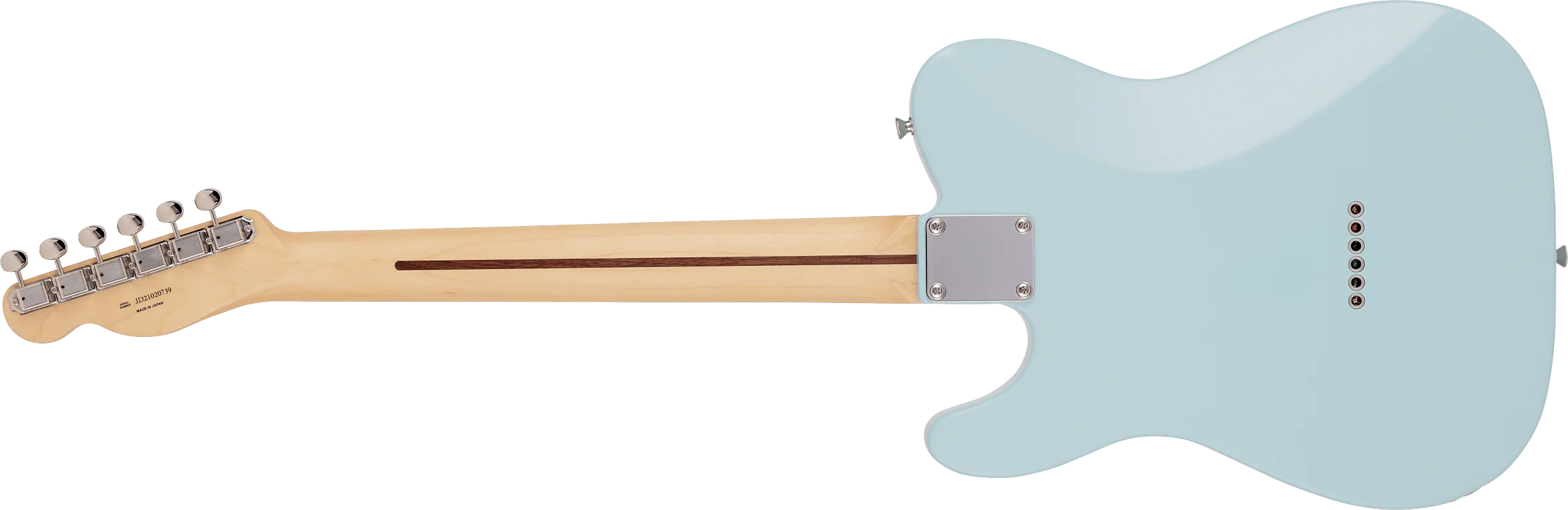 Fender Made in Japan Junior Collection Telecaster - Satin Daphne Blue - Image 3