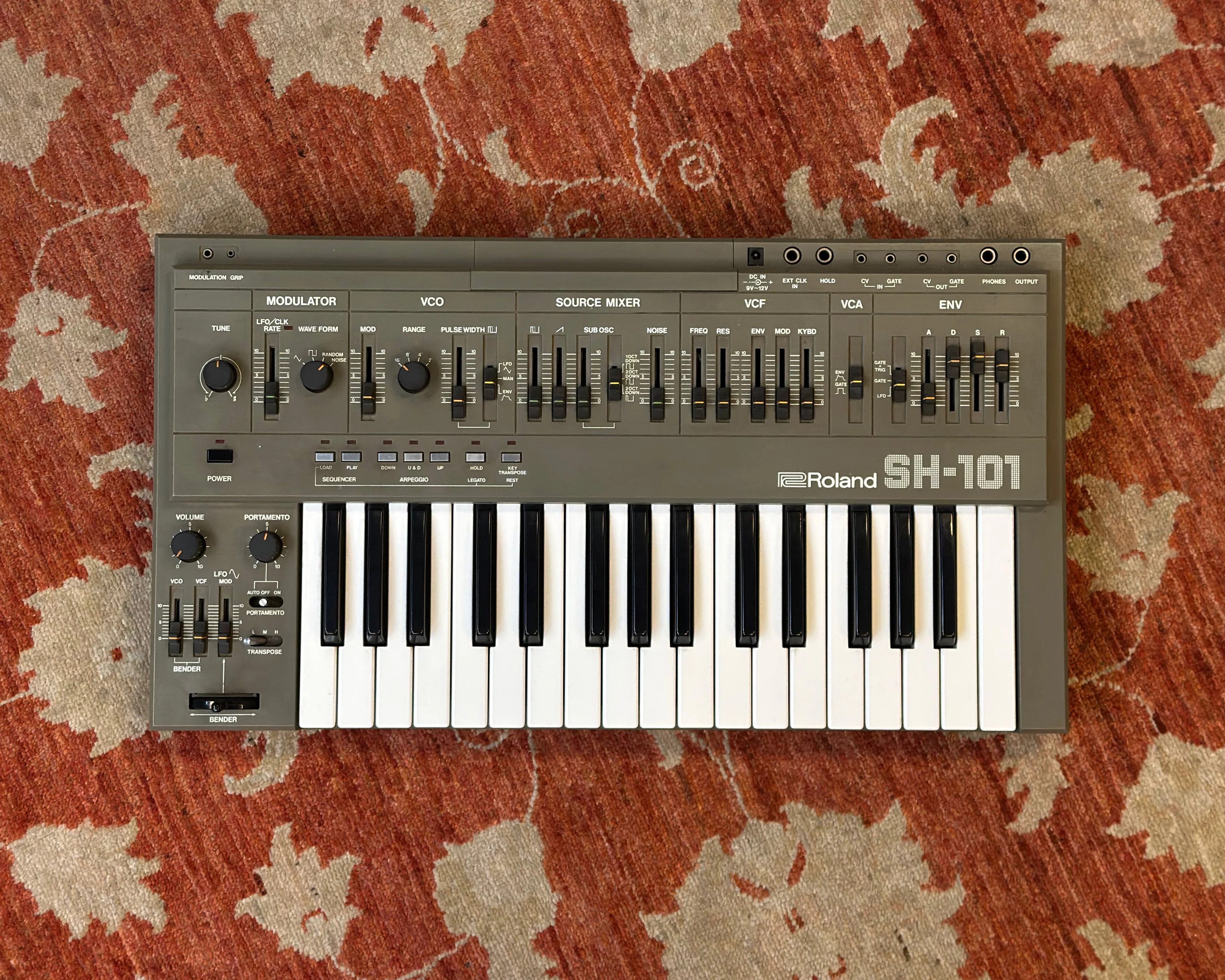 Roland SH-101 Monophonic Analog Synthesizer - Grey