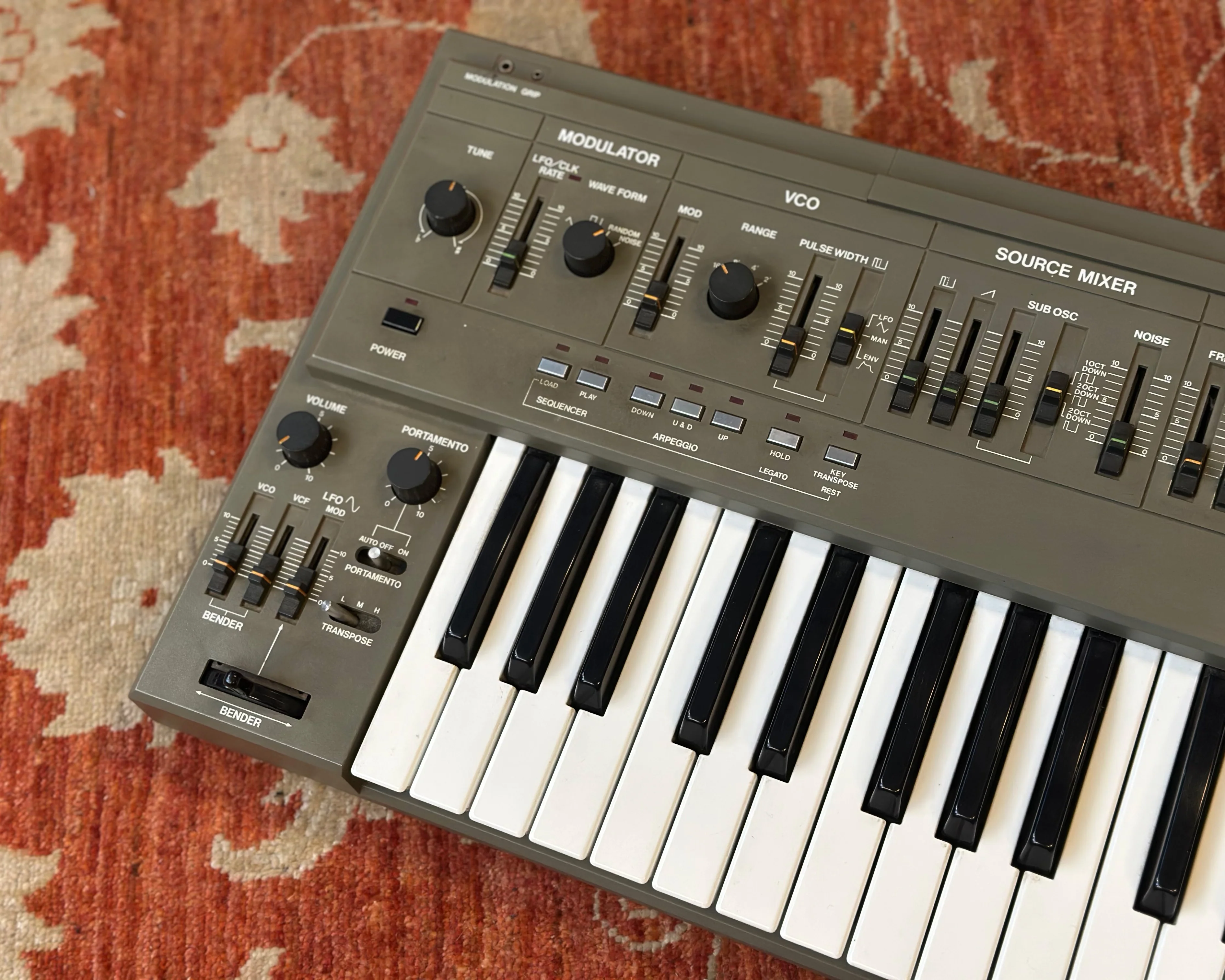 Roland SH-101 Monophonic Analog Synthesizer - Grey - Image 3