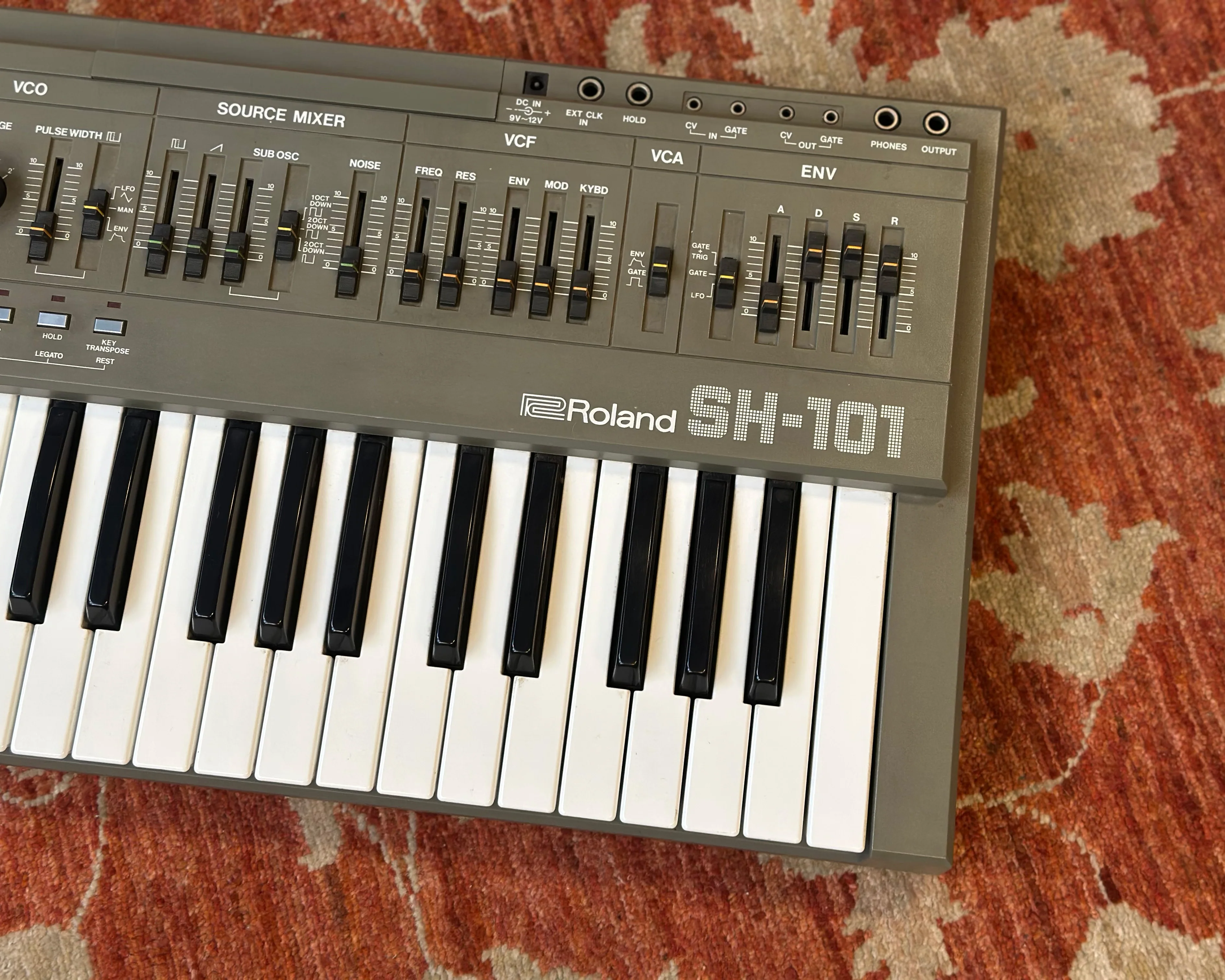 Roland SH-101 Monophonic Analog Synthesizer - Grey - Image 5