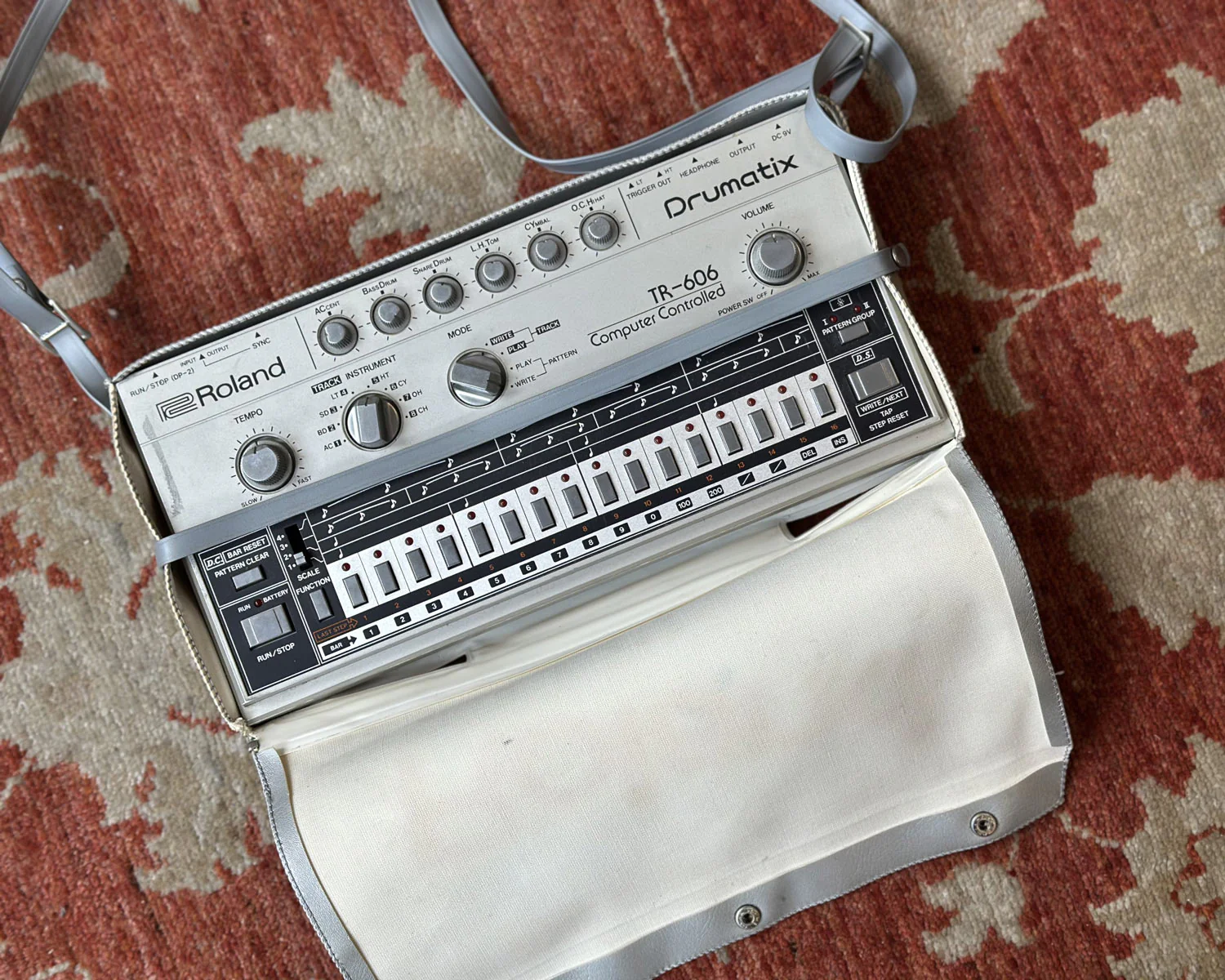 Roland TR-606 Drumatix w/ Original Carry Case & MIDI Converter - Image 2