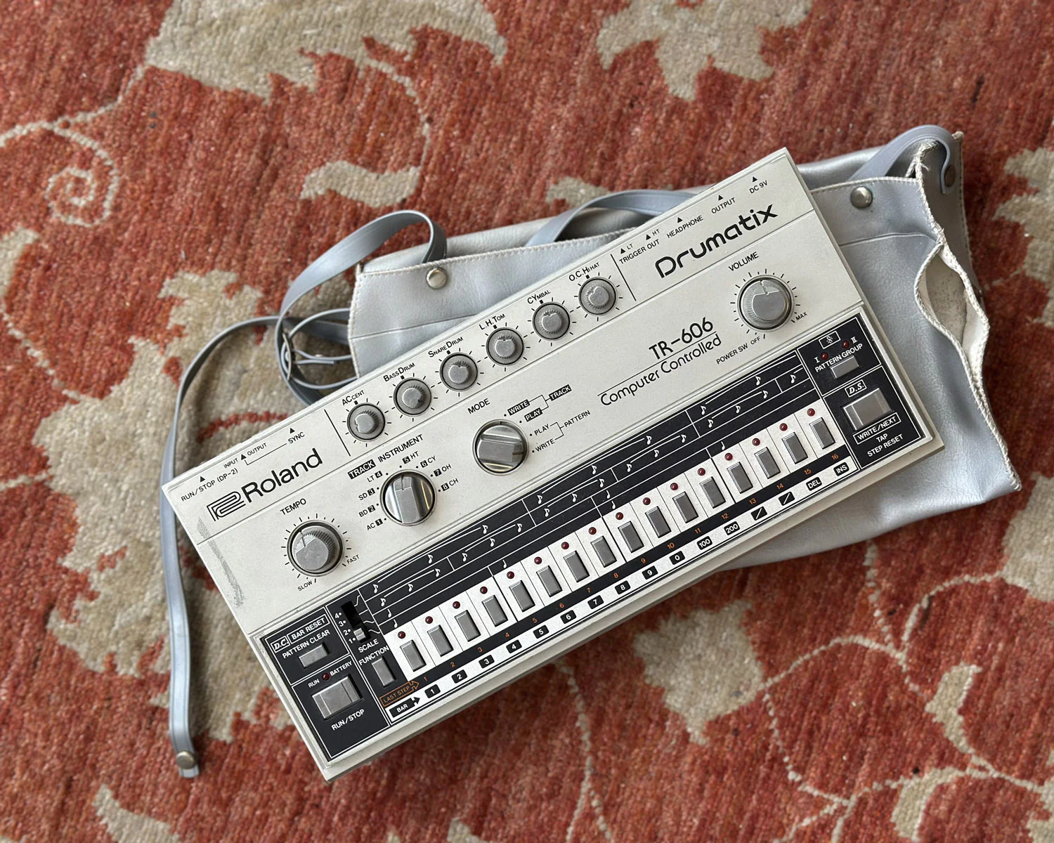Roland TR-606 Drumatix w/ Original Carry Case & MIDI Converter - Image 9