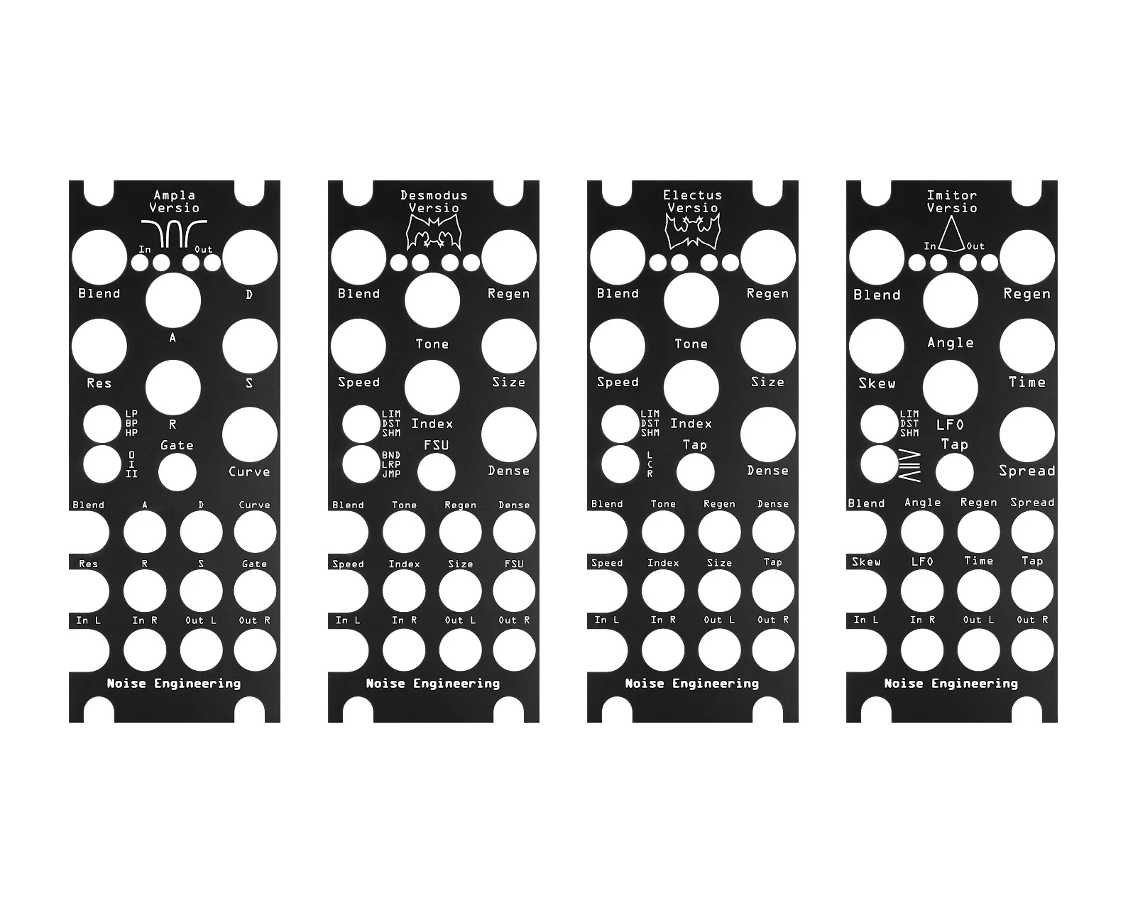 Noise Engineering Versio Overlay Pack - Black