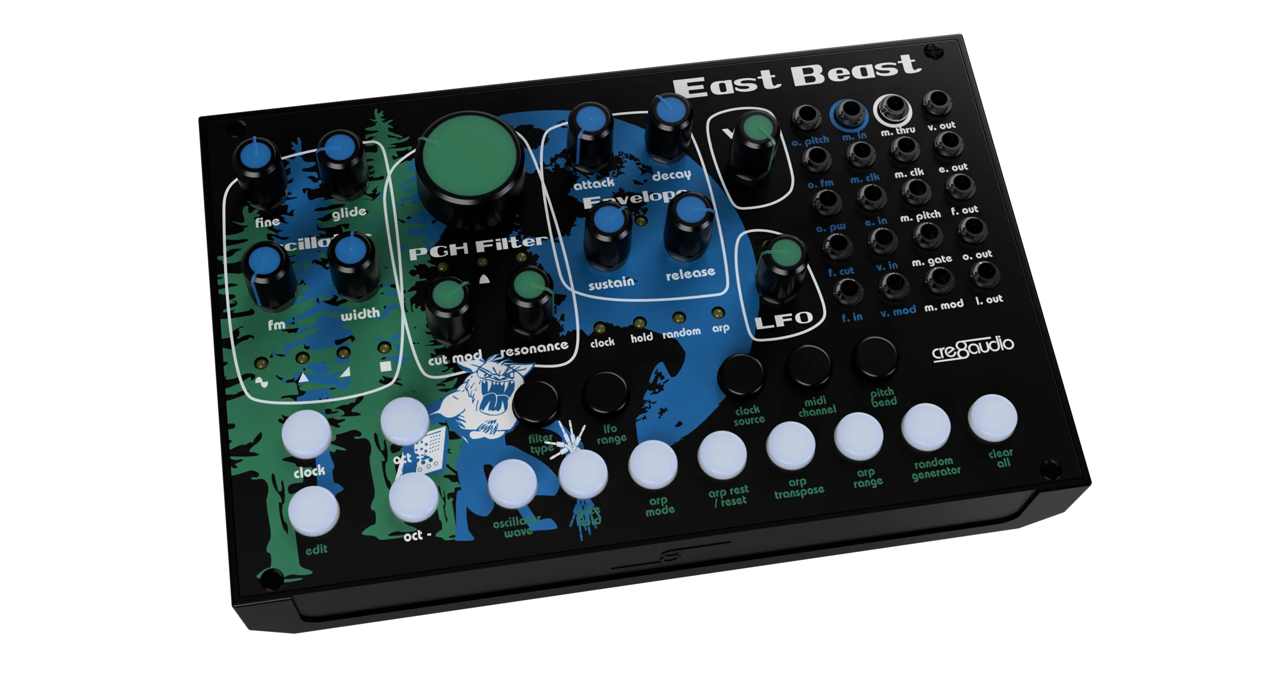 CRE8 AUDIO East Beast East Coast Semi-Modular Synthesizer - Image 2