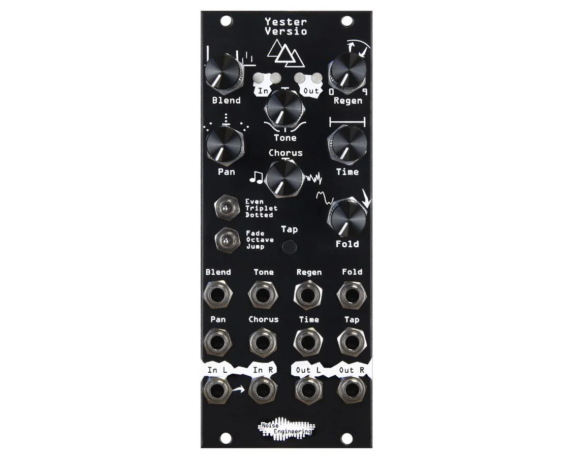 Noise Engineering Three-Tap Delay with Wavefolding and Pitch Shifting - Black