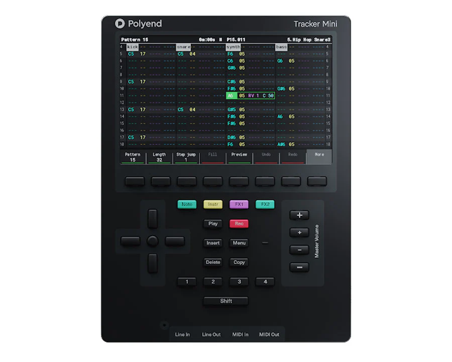 Polyend Tracker Mini Portable Audio Workstation