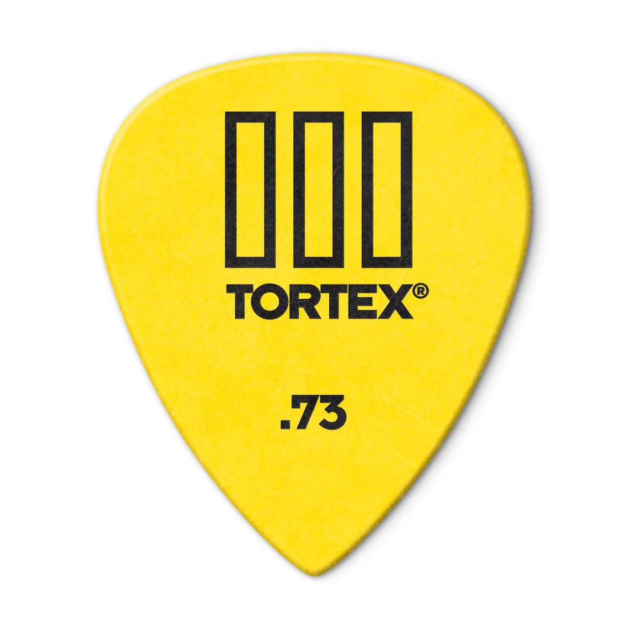 Jim Dunlop Tortex "T3" Yellow .73mm Guitar Picks Player Pack (pack of 12) - Image 2