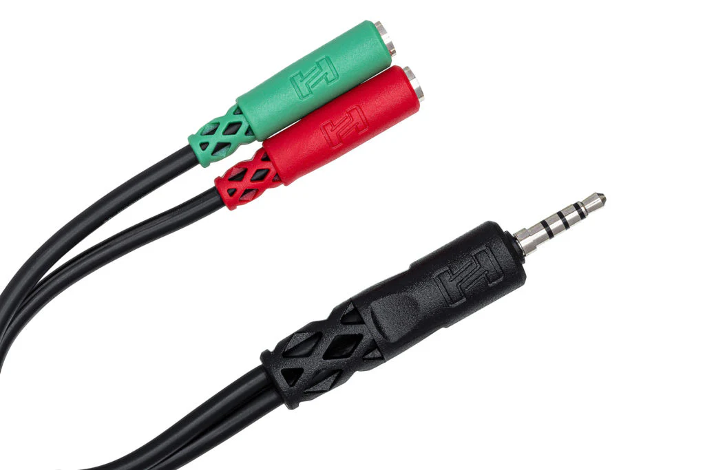 Hosa Technology YMM-108 Headset/Mic Breakout Cable - Image 2