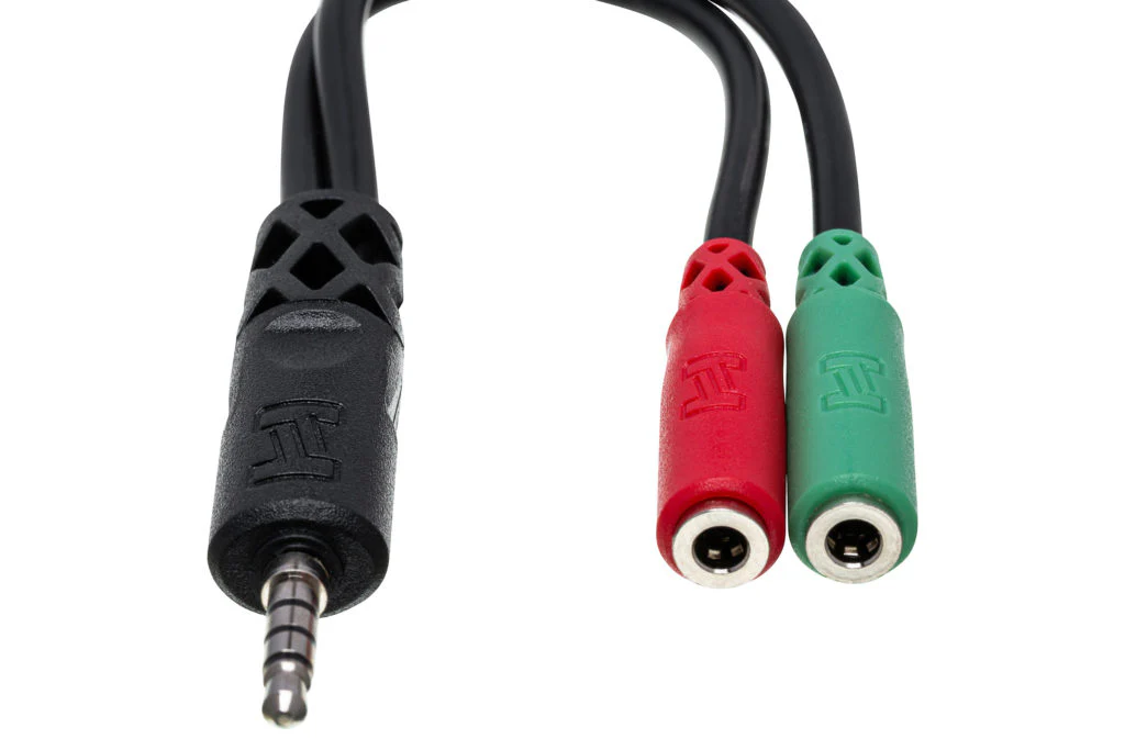 Hosa Technology YMM-108 Headset/Mic Breakout Cable - Image 4