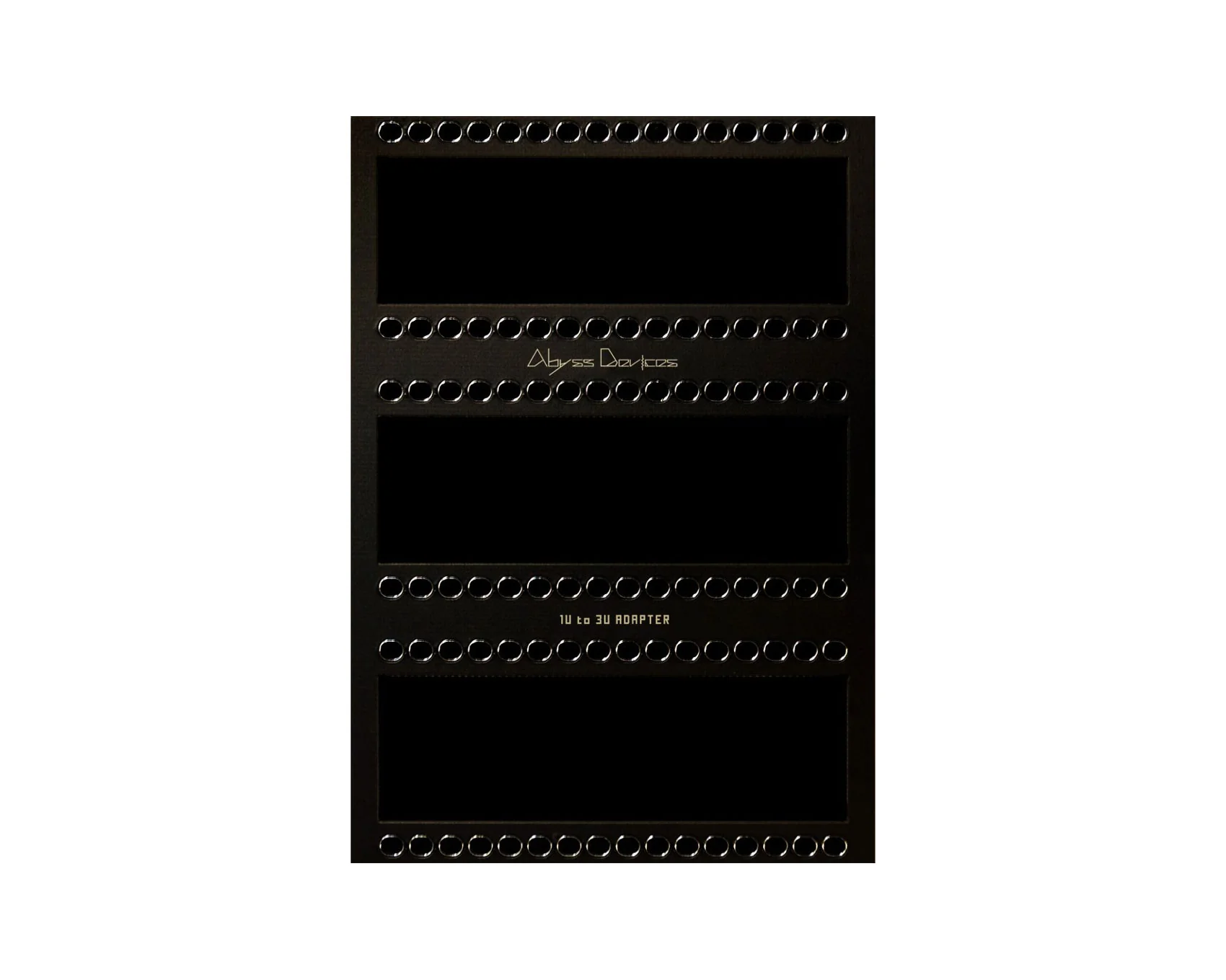 Abyss Devices 1U to 3U 18hp Adapter (Intellijel) - Black