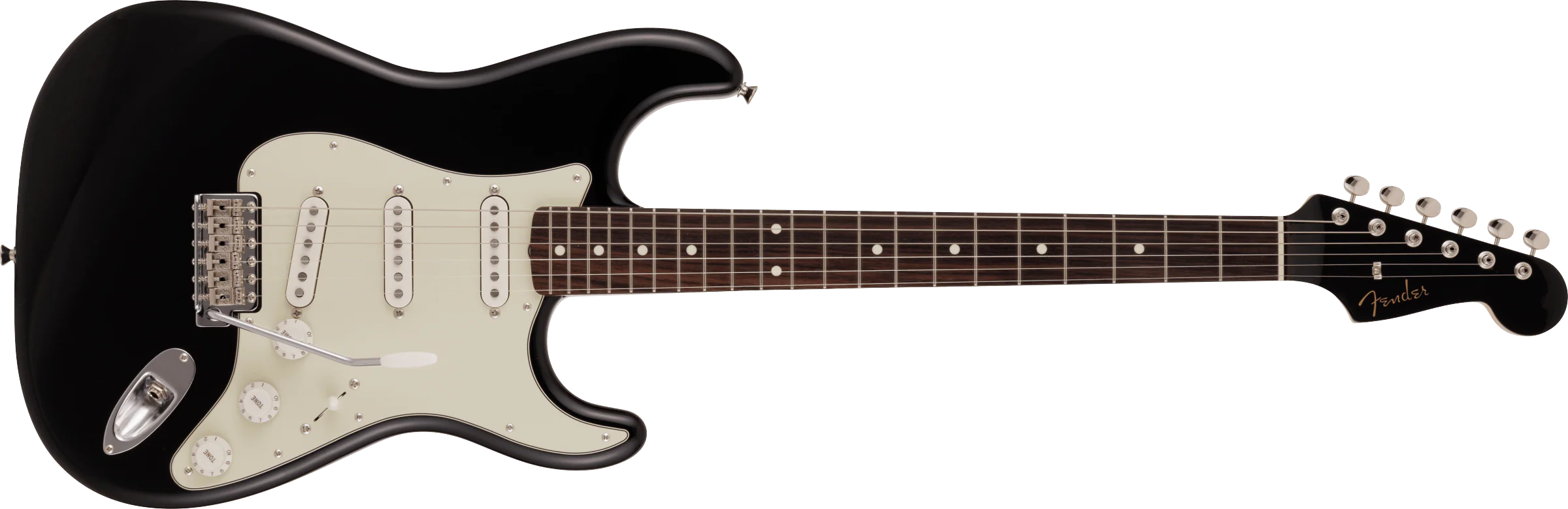 Fender 2023 Collection Made in Japan Traditional '60s Stratocaster - Black - Image 4