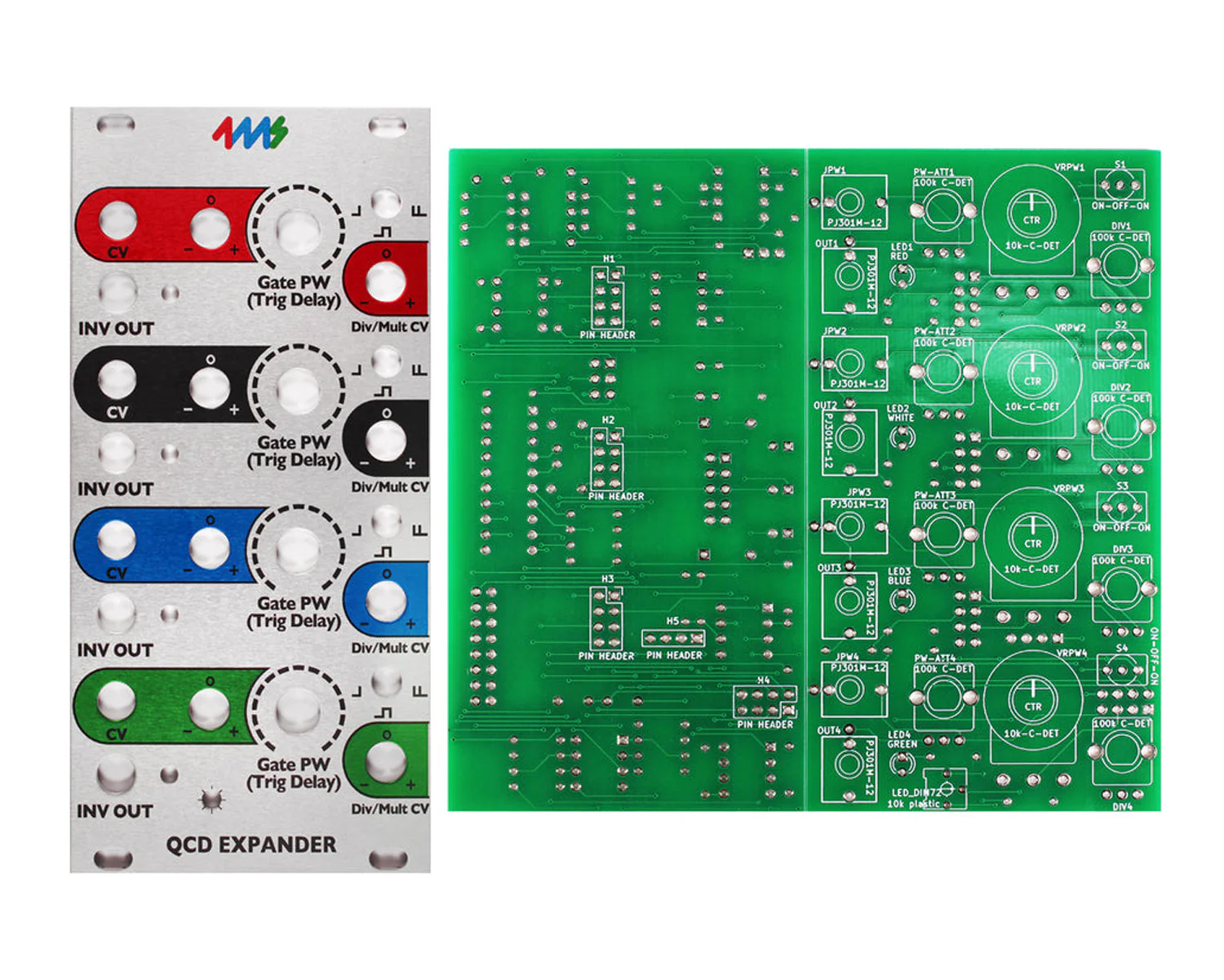 4ms Quad Clock Distributor Expander [Full Kit]