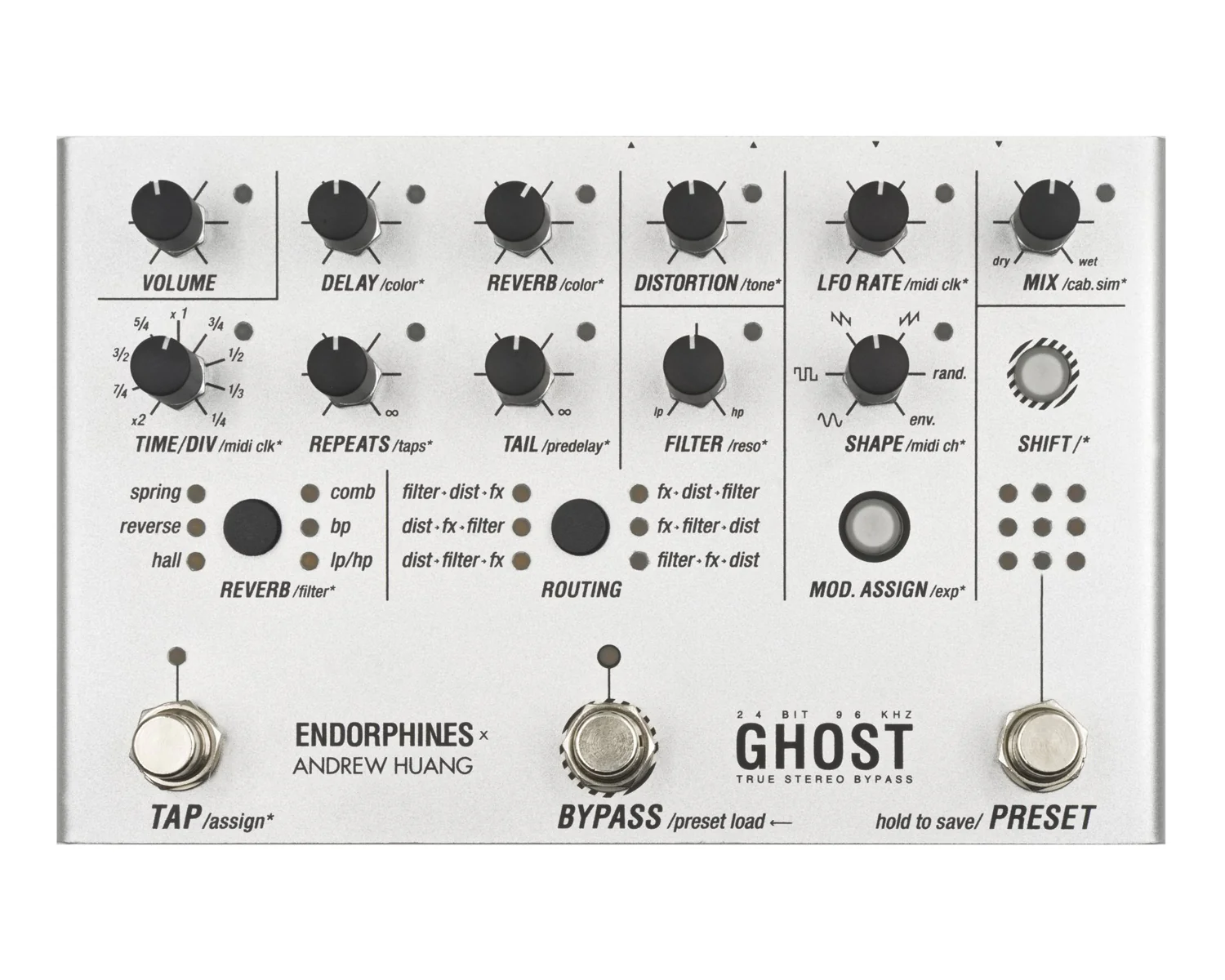 Endorphin.es Ghost Pedal - Silver