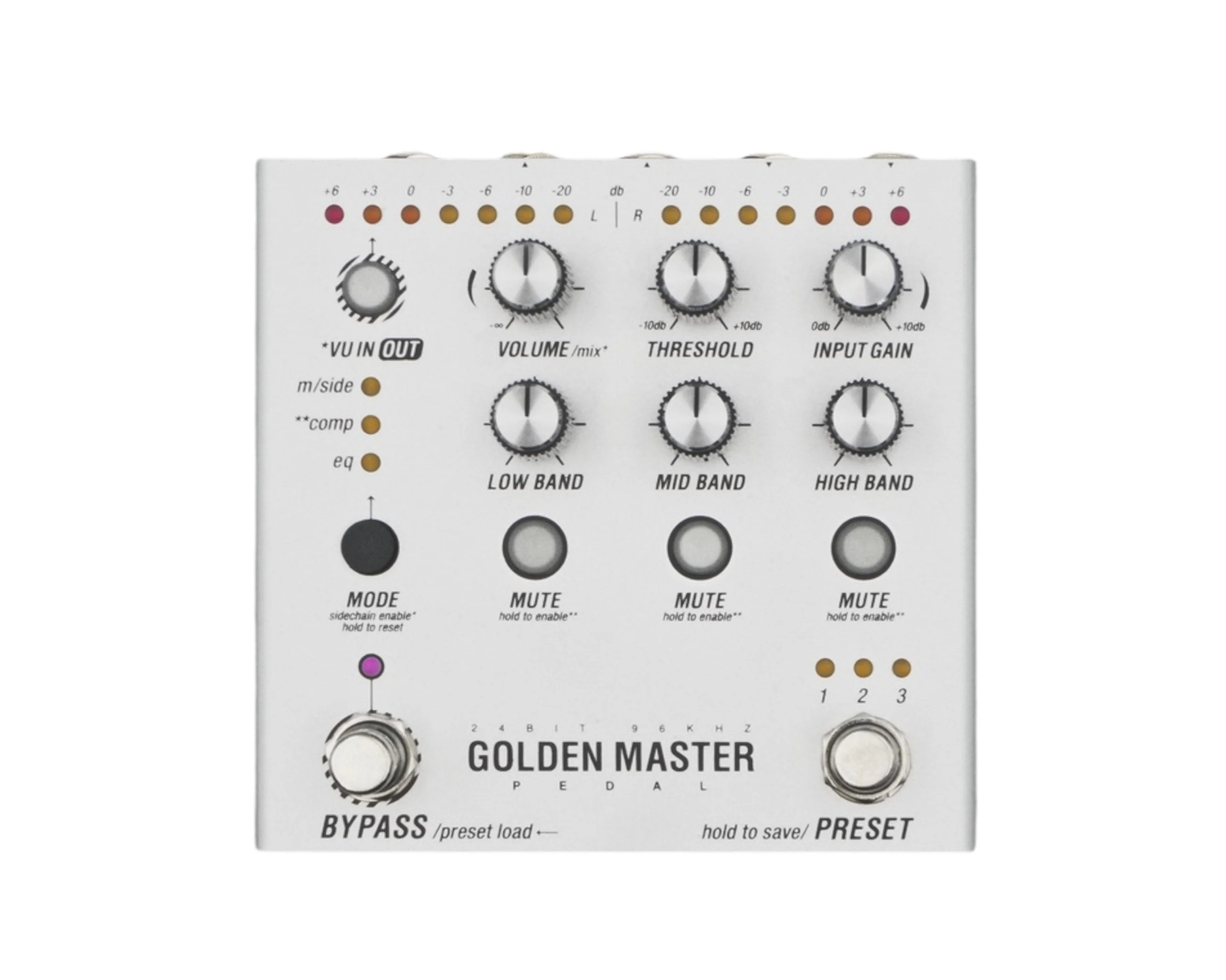 Endorphin.es Golden Master Pedal Multi-Dimensional Effects Processor - Silver