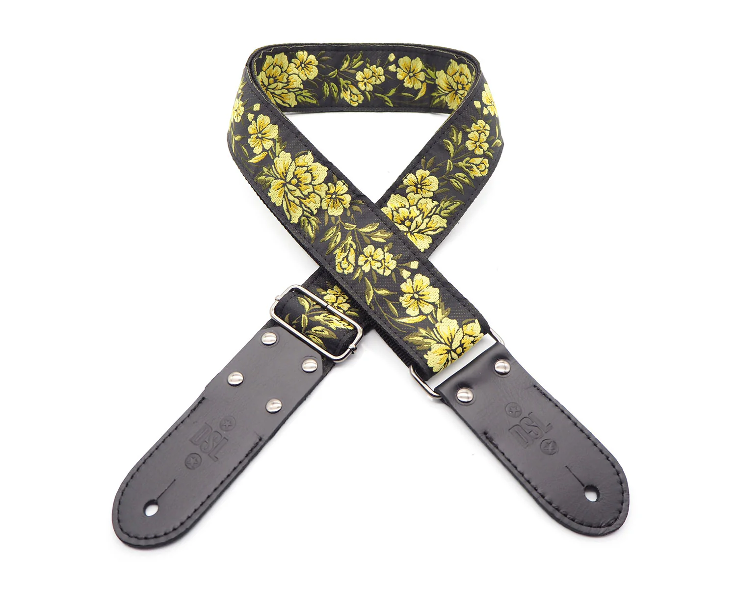 DSL Jacquard Weave FG-Yellow Guitar Strap