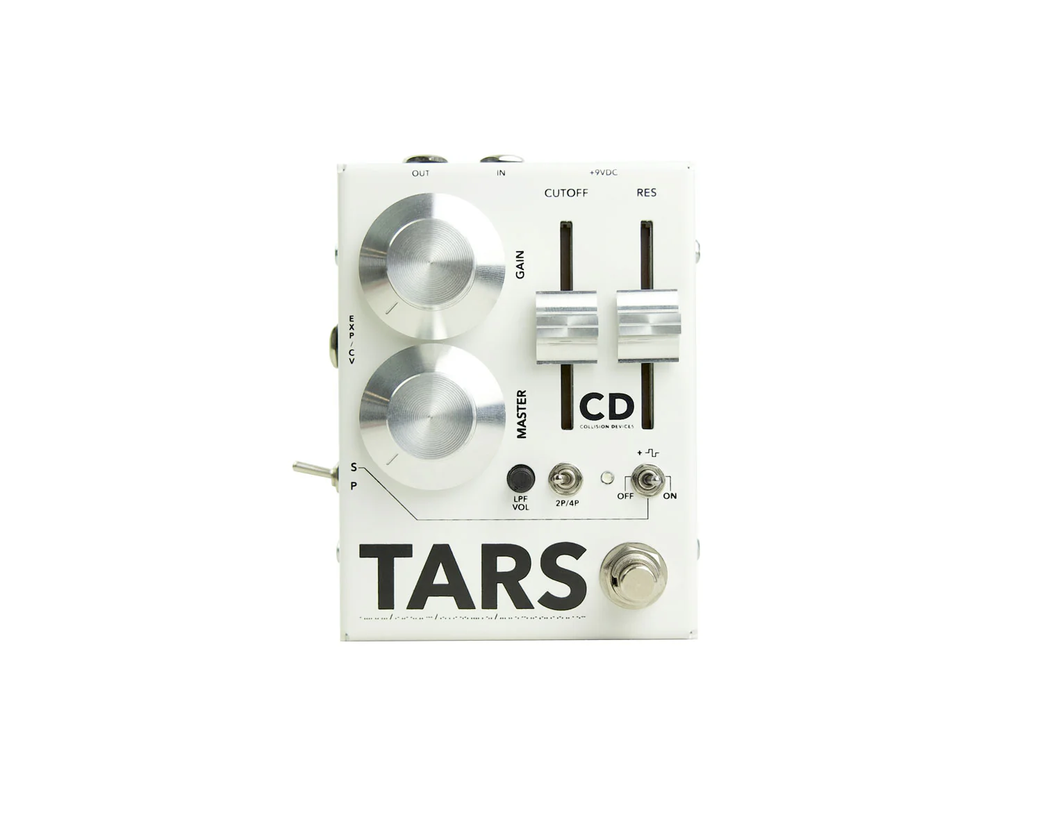 Collision Devices Tars Fuzz Filter - White w/Silver Knobs