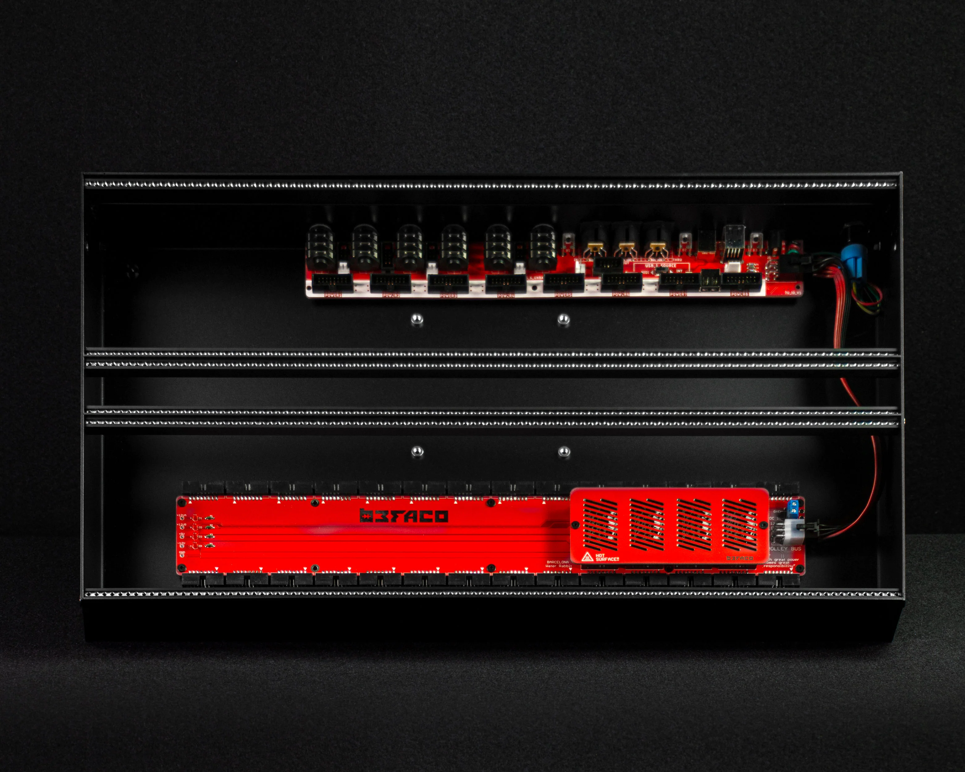 Befaco 7U Case with Custom PET-G Plastic Cover