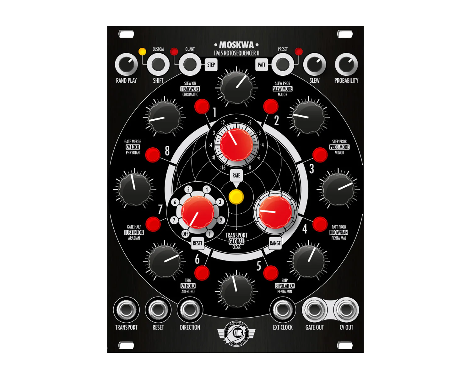 XAOC Devices MOSKWA II Replacement Panel - Black