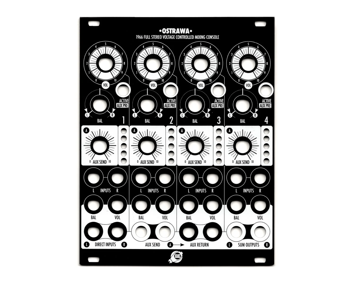 XAOC Devices OSTRAWA Replacement Panel - Black