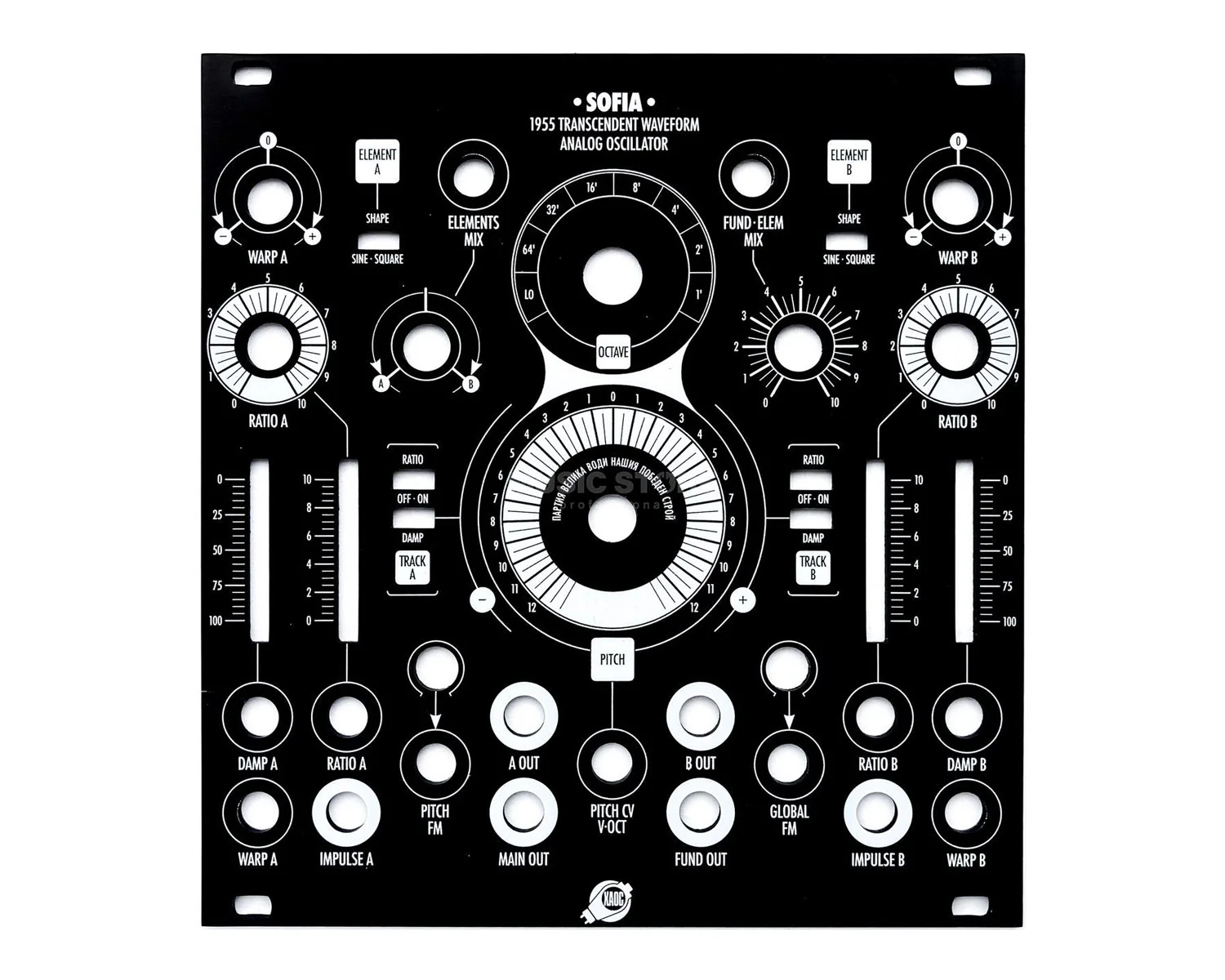 XAOC Devices SOFIA Replacement Panel - Black