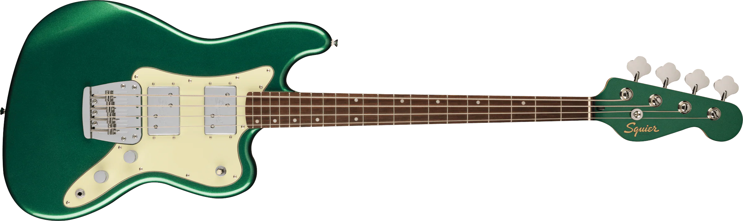 Fender Squier Paranormal Rascal Bass HH - Sherwood Green - Image 4