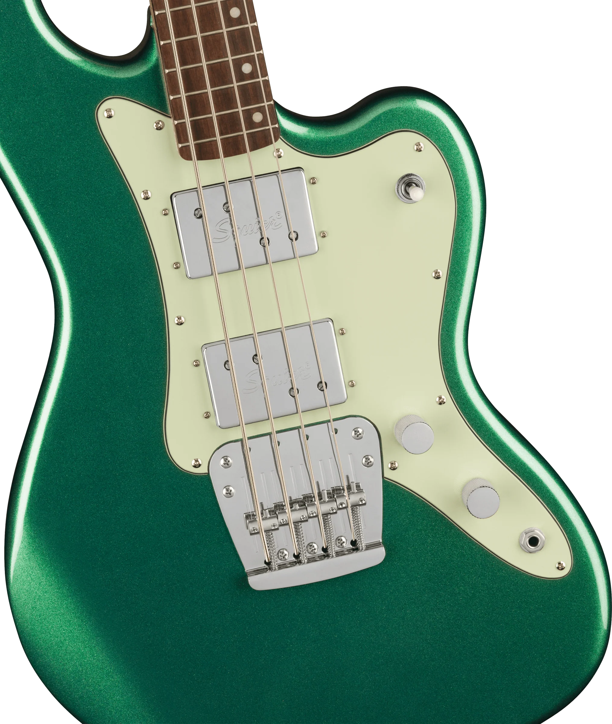 Fender Squier Paranormal Rascal Bass HH - Sherwood Green - Image 6
