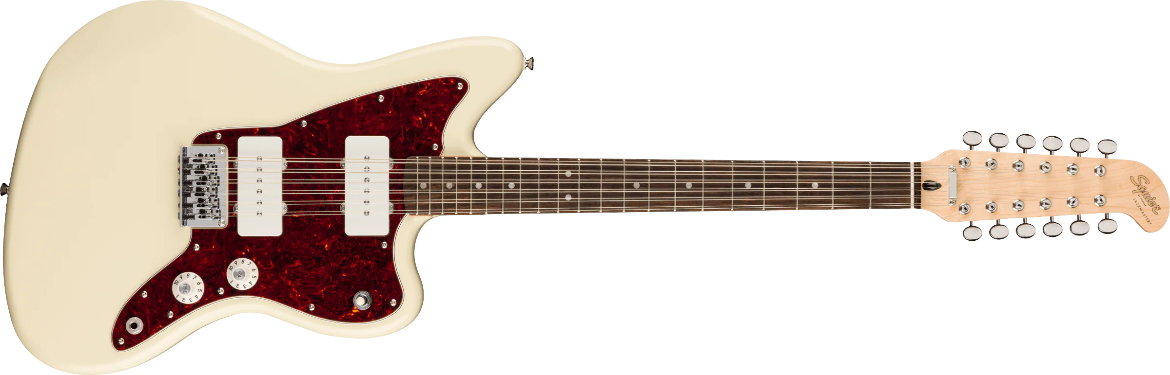 Fender Squier Paranormal Jazzmaster XII - Olympic White - Image 4