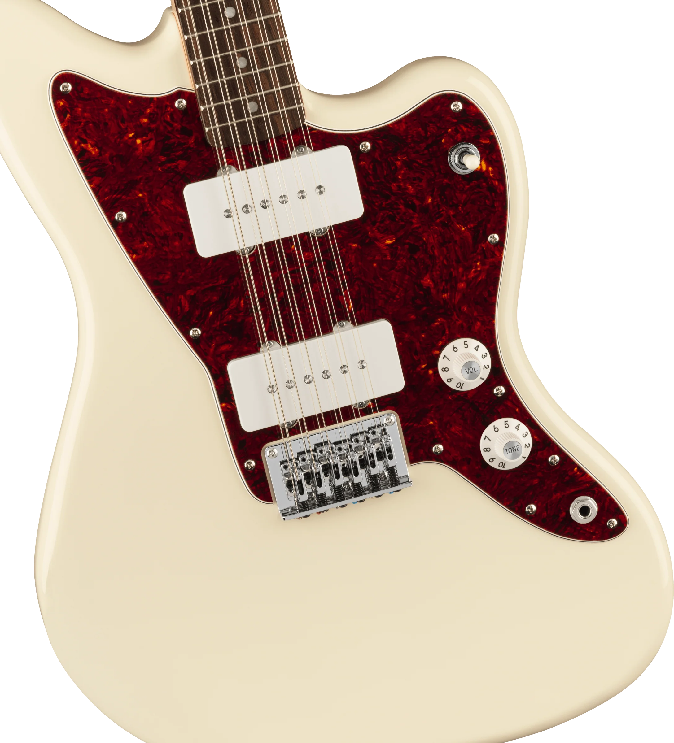 Fender Squier Paranormal Jazzmaster XII - Olympic White - Image 6