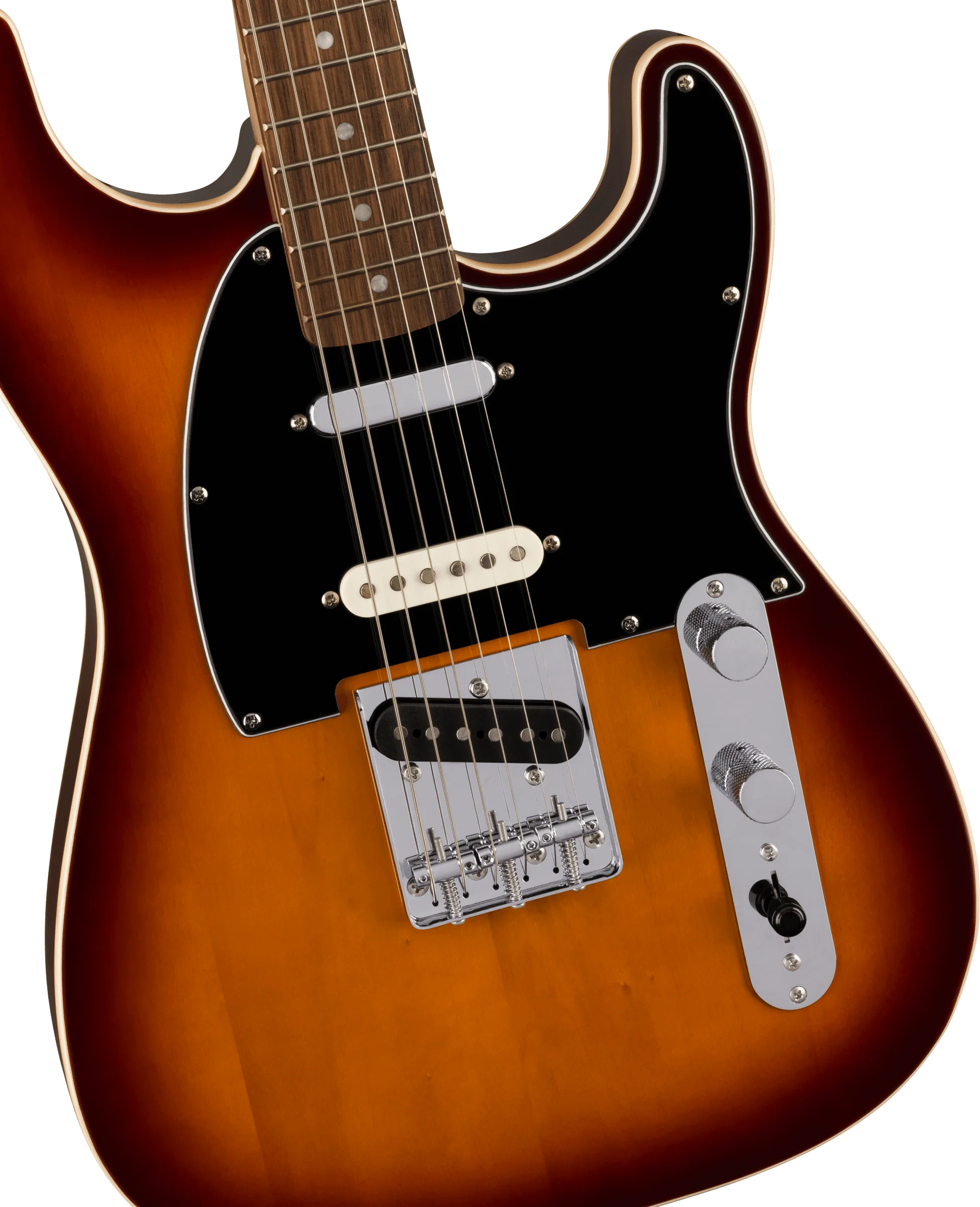 Fender Squier Paranormal Custom Nashville Stratocaster - Chocolate 2-Colour Sunburst - Image 6