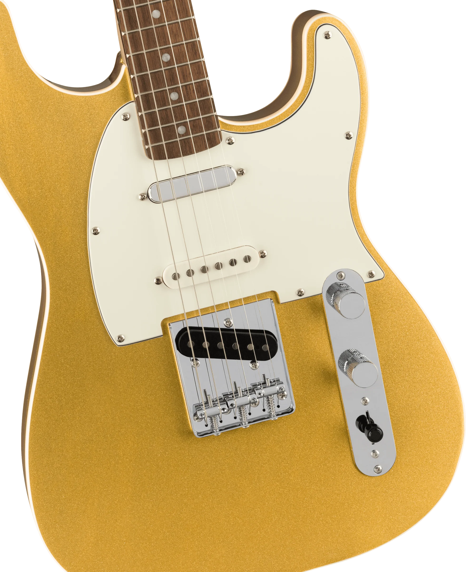 Fender Squier Paranormal Custom Nashville Stratocaster - Aztec Gold - Image 6