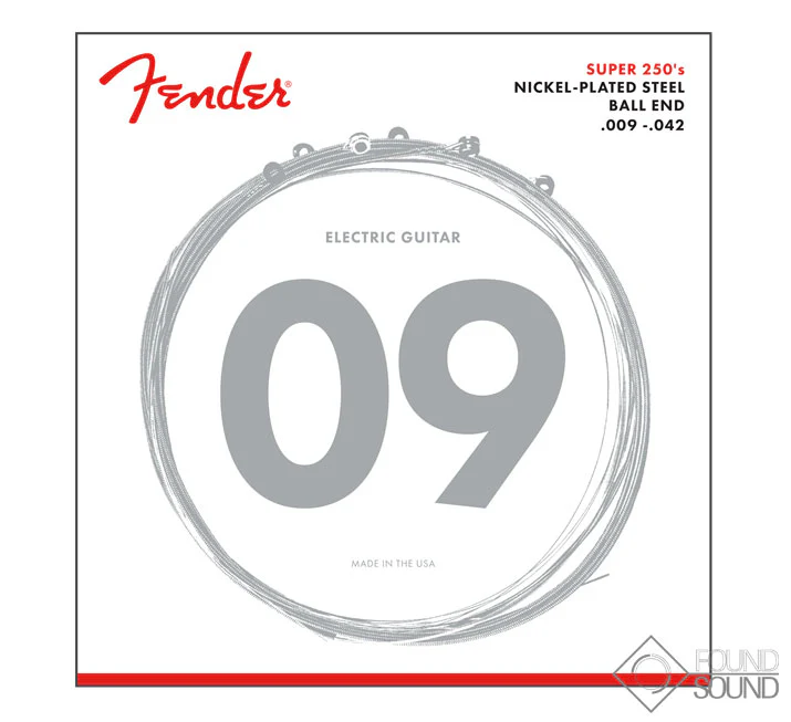 Fender 250L Super 250's Nickel Plated Steel Strings 9-42