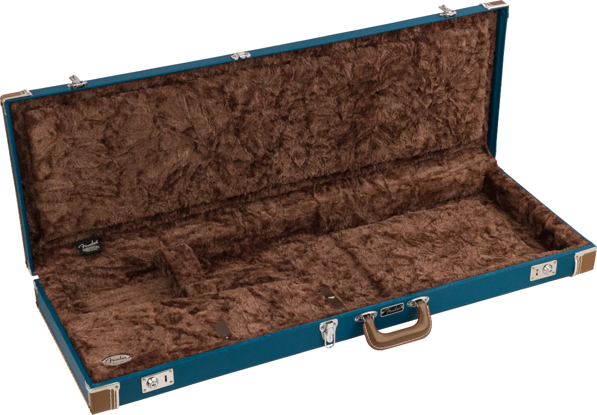 Fender Classic Series Wood Case - Stratocaster/Telecaster -Navy Blue - Image 2