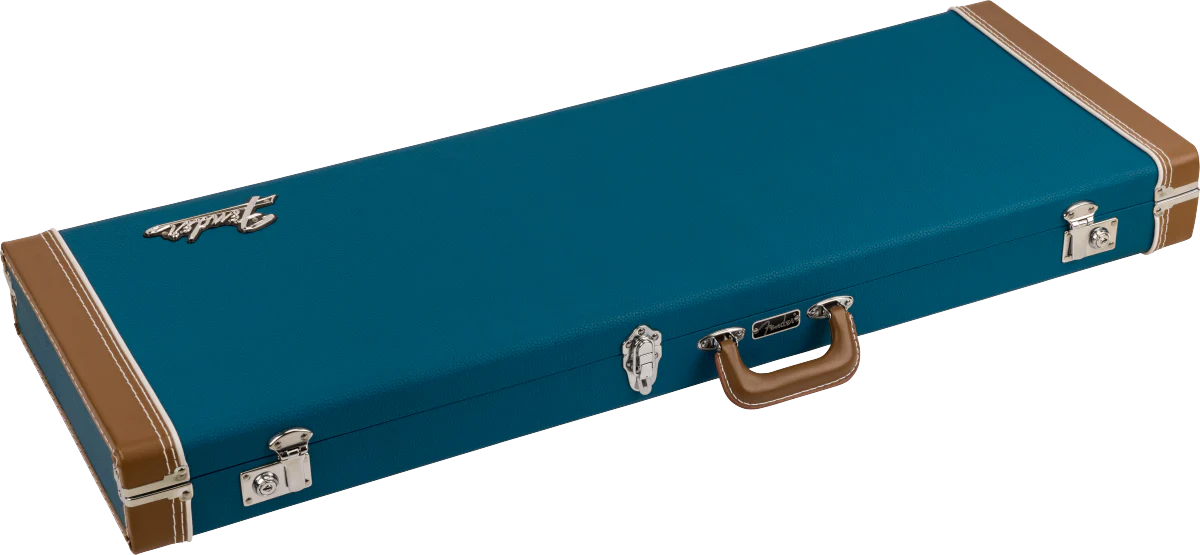 Fender Classic Series Wood Case - Stratocaster/Telecaster -Navy Blue - Image 4