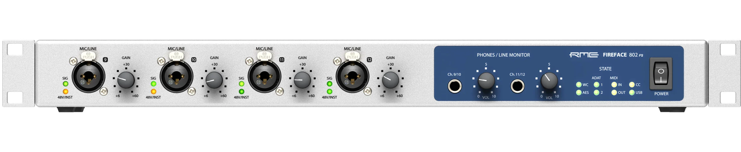 RME Fireface 802 FS 60-Channel 192 kHz High-End USB Audio Interface - Image 3