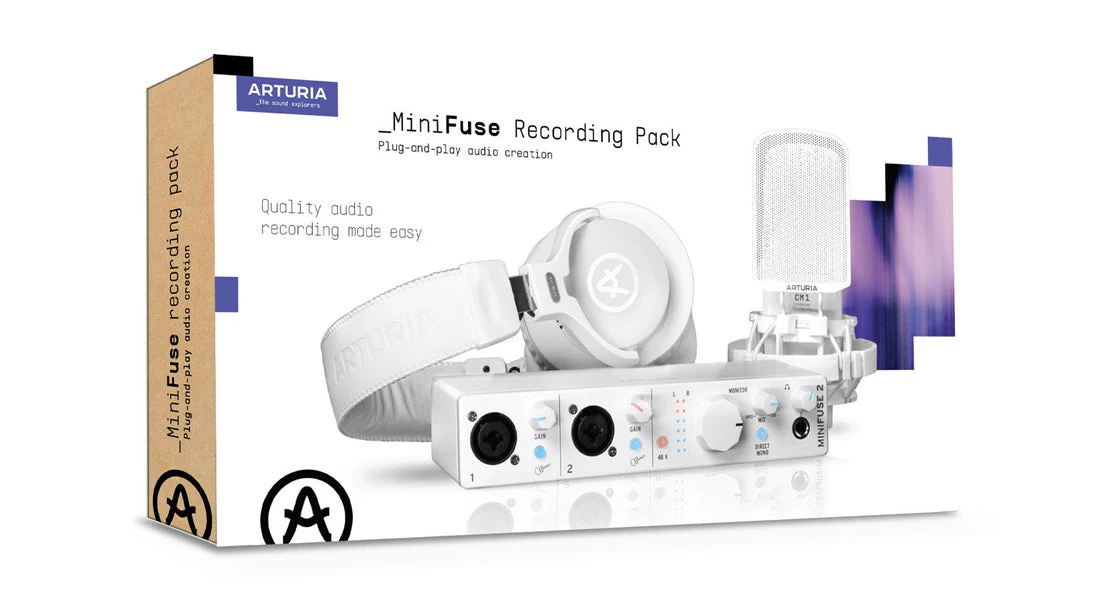 Arturia Minifuse Recording Pack - White - Image 2