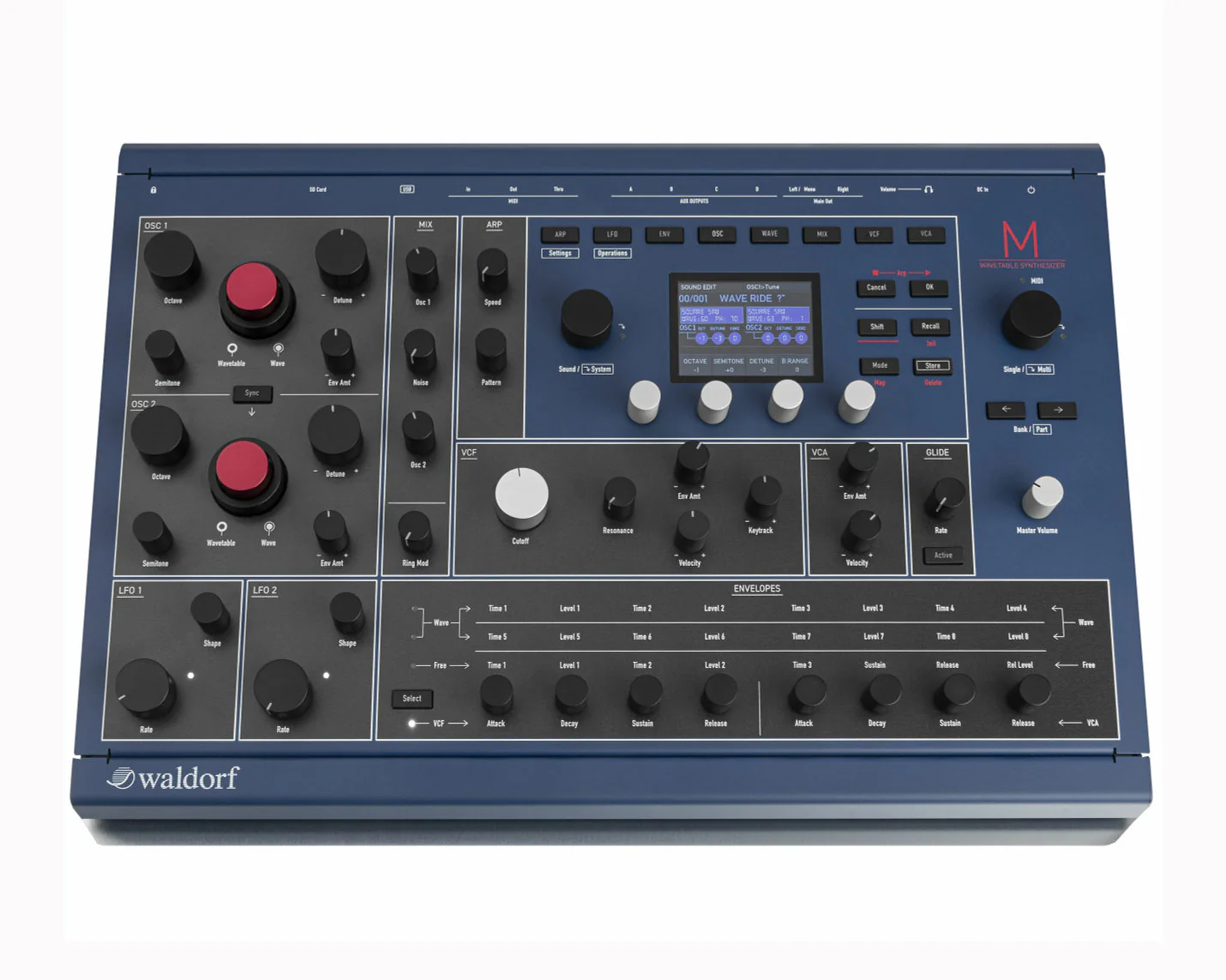 Waldorf M Desktop Synthesizer w/ Two Wavetable Oscillators