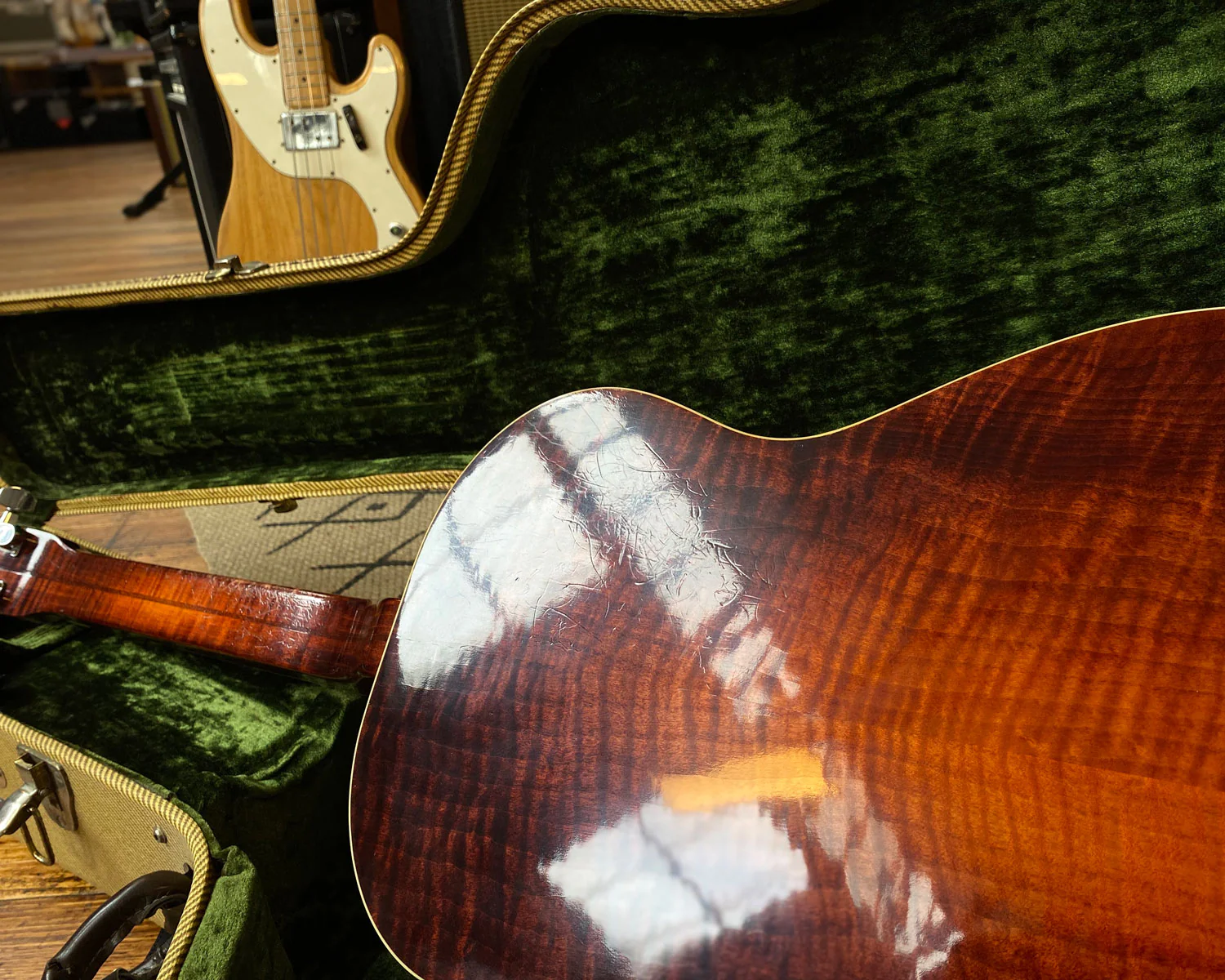 '97 Tim Scheerhorn Slide Guitar - R body Resophonic Guitar - Image 6
