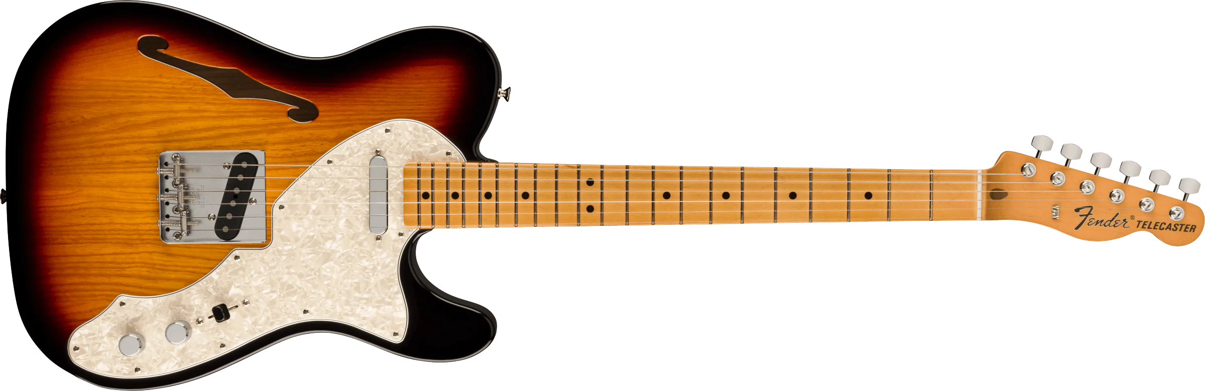 Fender Vintera II 60s Telecaster Thinline - 3-Colour Sunburst - Image 3