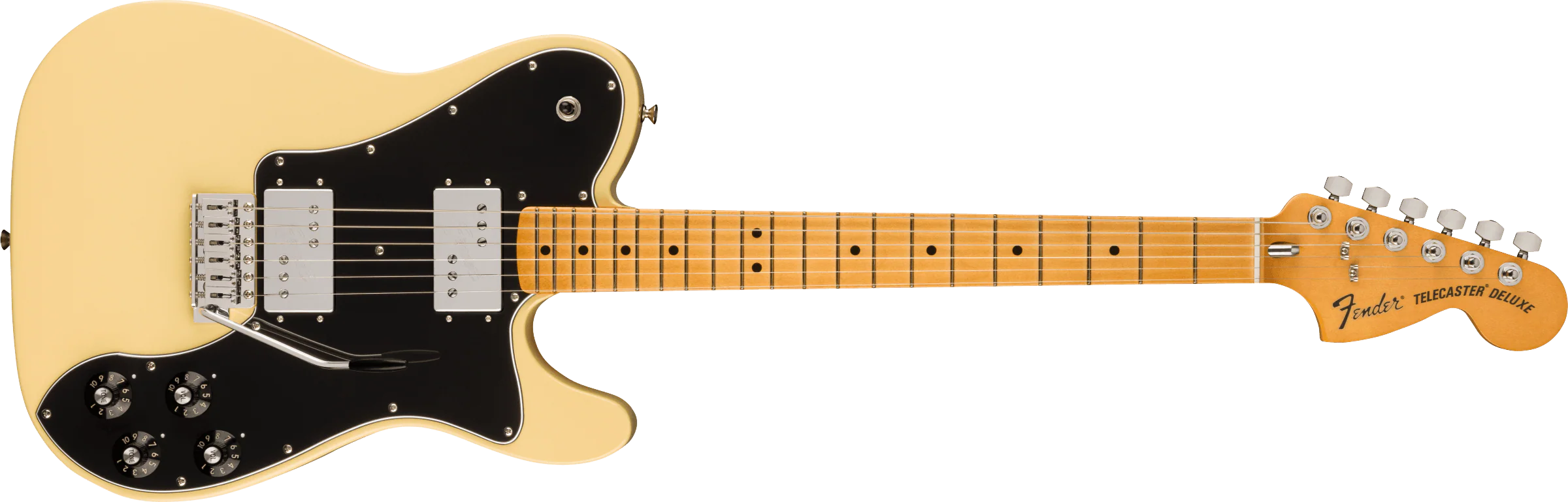 Fender Vintera II 70s Telecaster Deluxe with Tremolo - Vintage White - Image 3