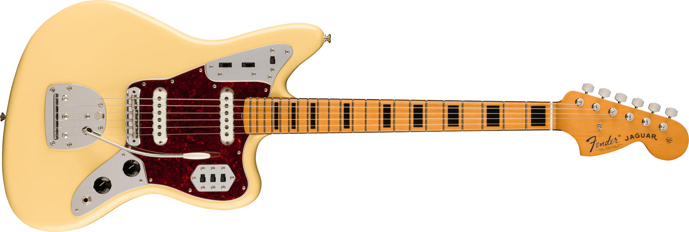 Fender Vintera II 70s Jaguar - Vintage White - Image 2