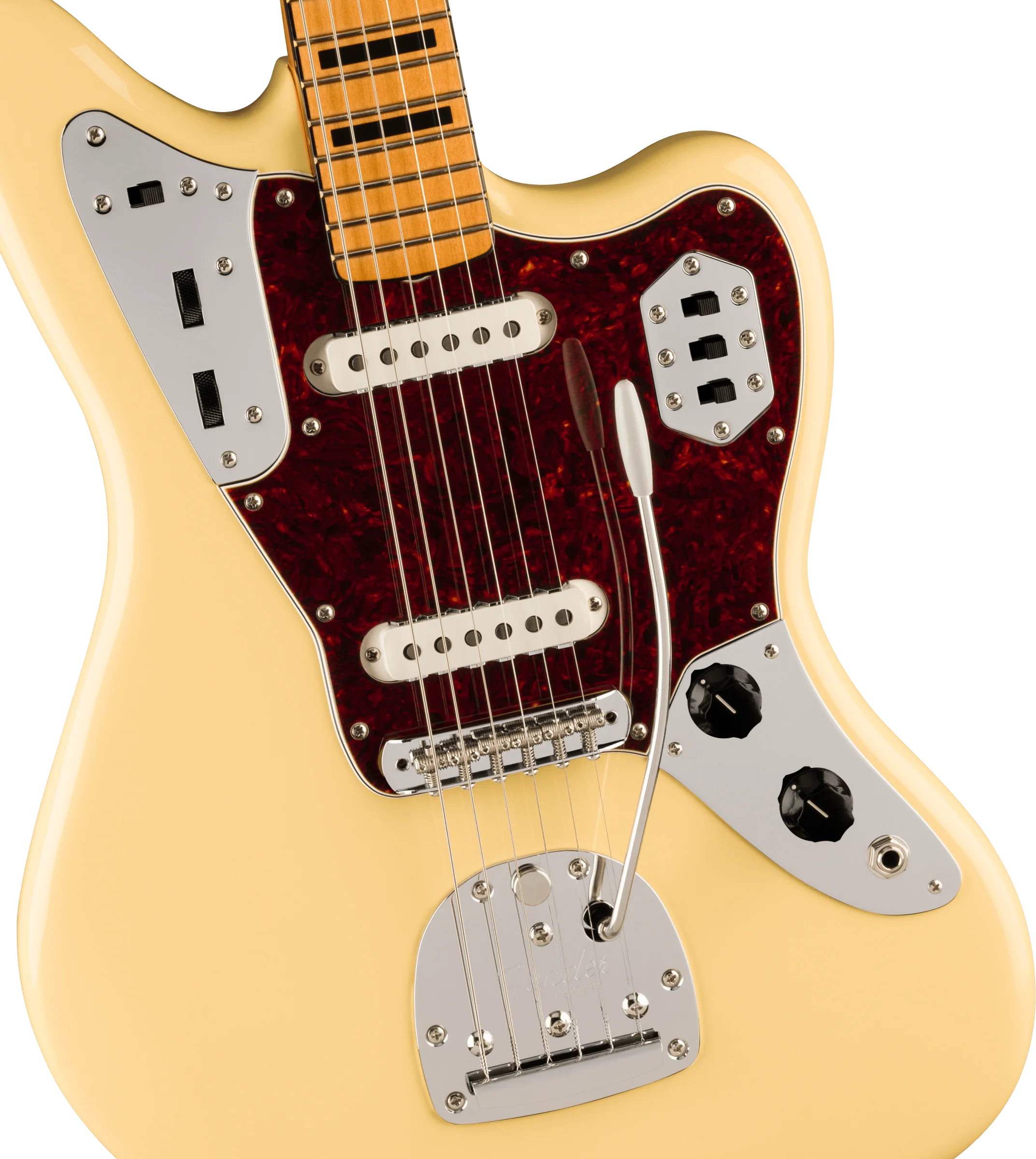 Fender Vintera II 70s Jaguar - Vintage White - Image 6