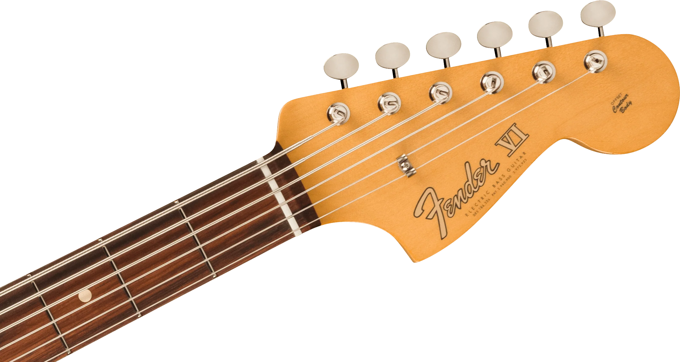 Fender Vintera II 60s Bass VI - Fiesta Red - Image 4