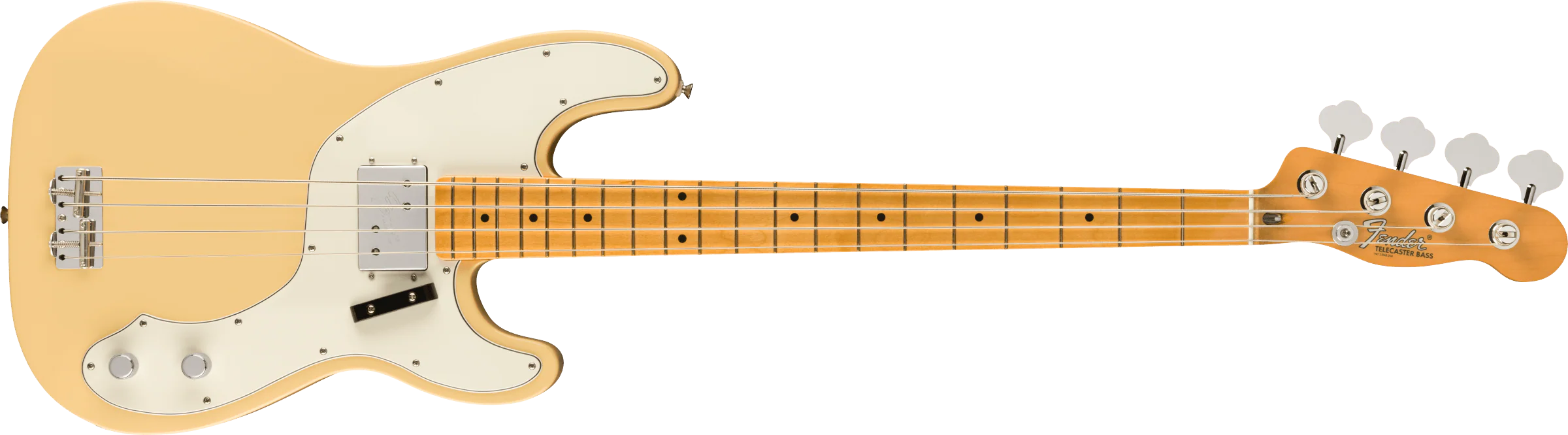 Fender Vintera II 70s Telecaster Bass - Vintage White - Image 2