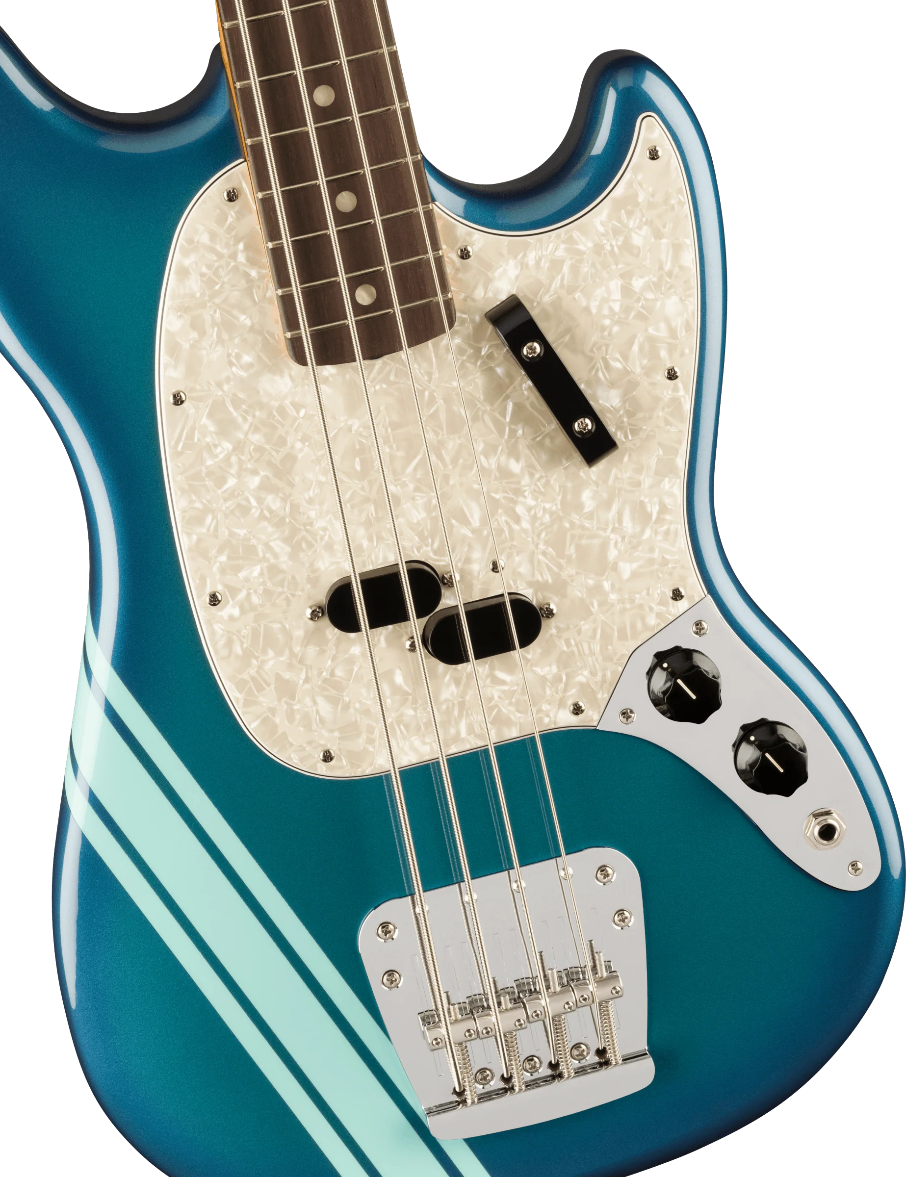 Fender Vintera II 70s Mustang Bass - Competition Burgundy - Image 6
