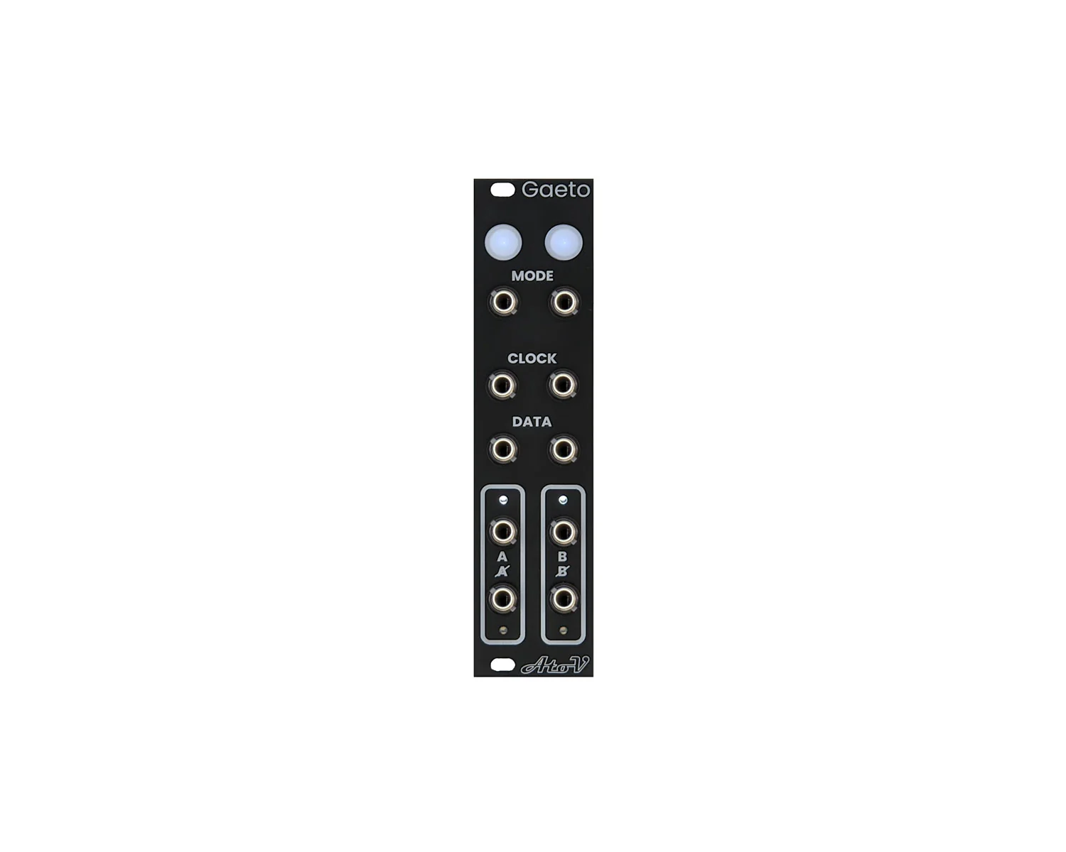 AtoVProject Gaeto Clocked Logic Eurorack Module - Black
