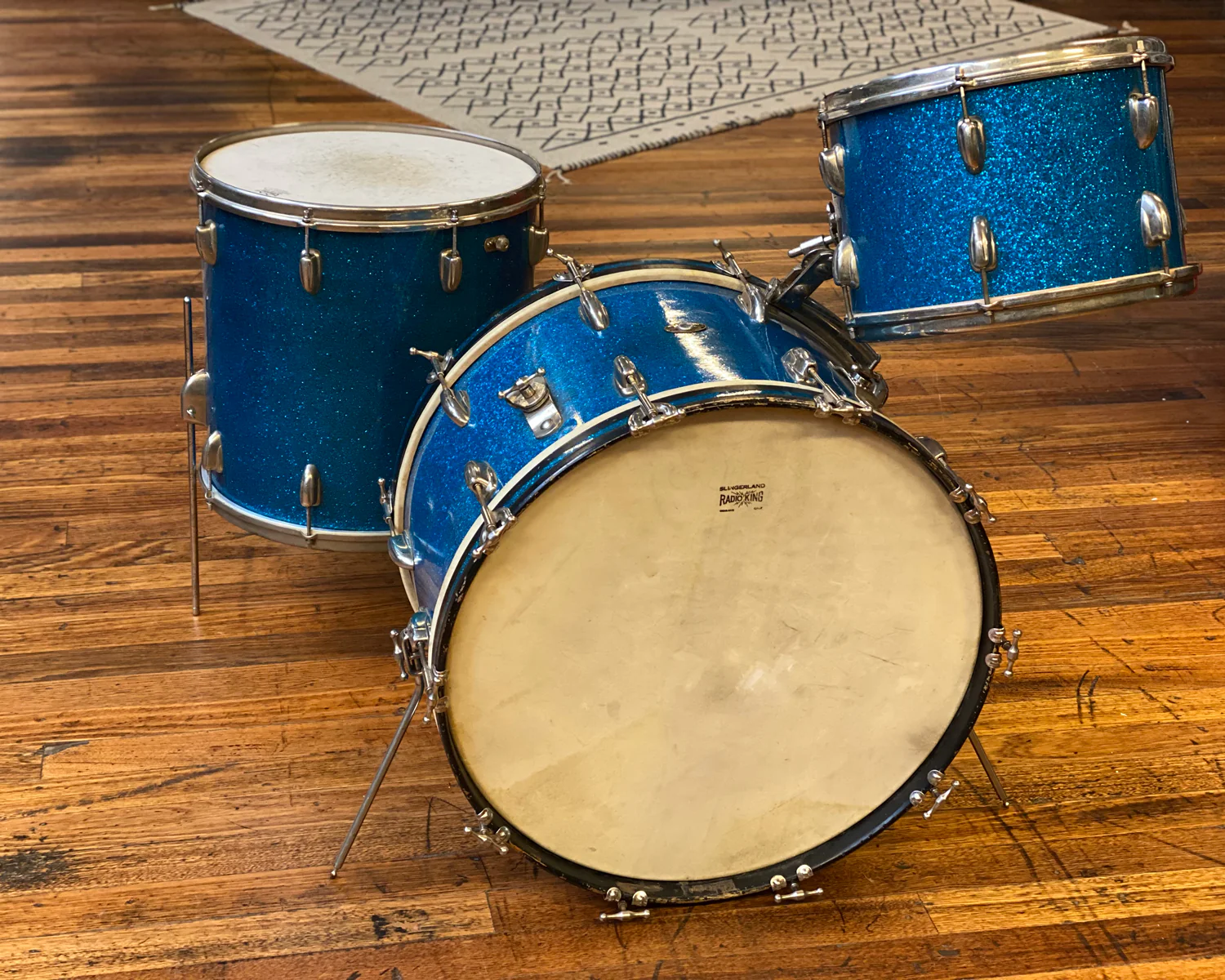 Slingerland Radio King Drum Set - Gene Krupa Ensemble (Snare not included)