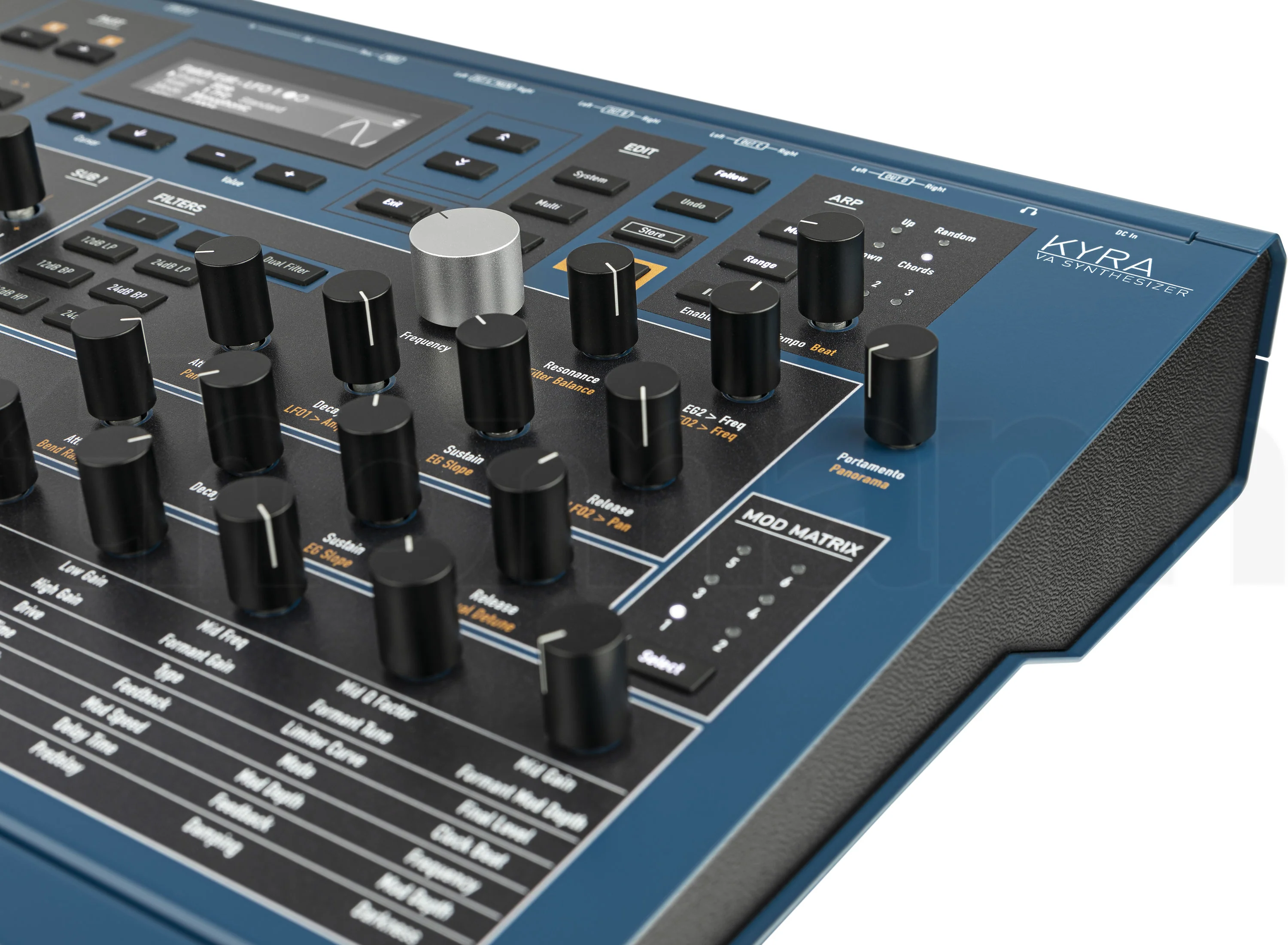 Waldorf Special Edition Seablue Kyra SE 128 Voice Desktop Synthesizer - Image 3