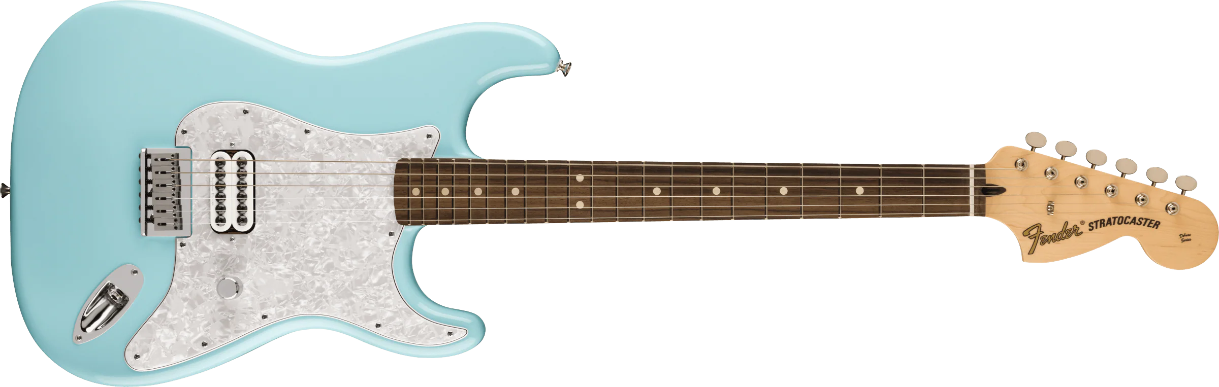 Fender Limited Edition Tom DeLonge Stratocaster - Daphne Blue - Image 4