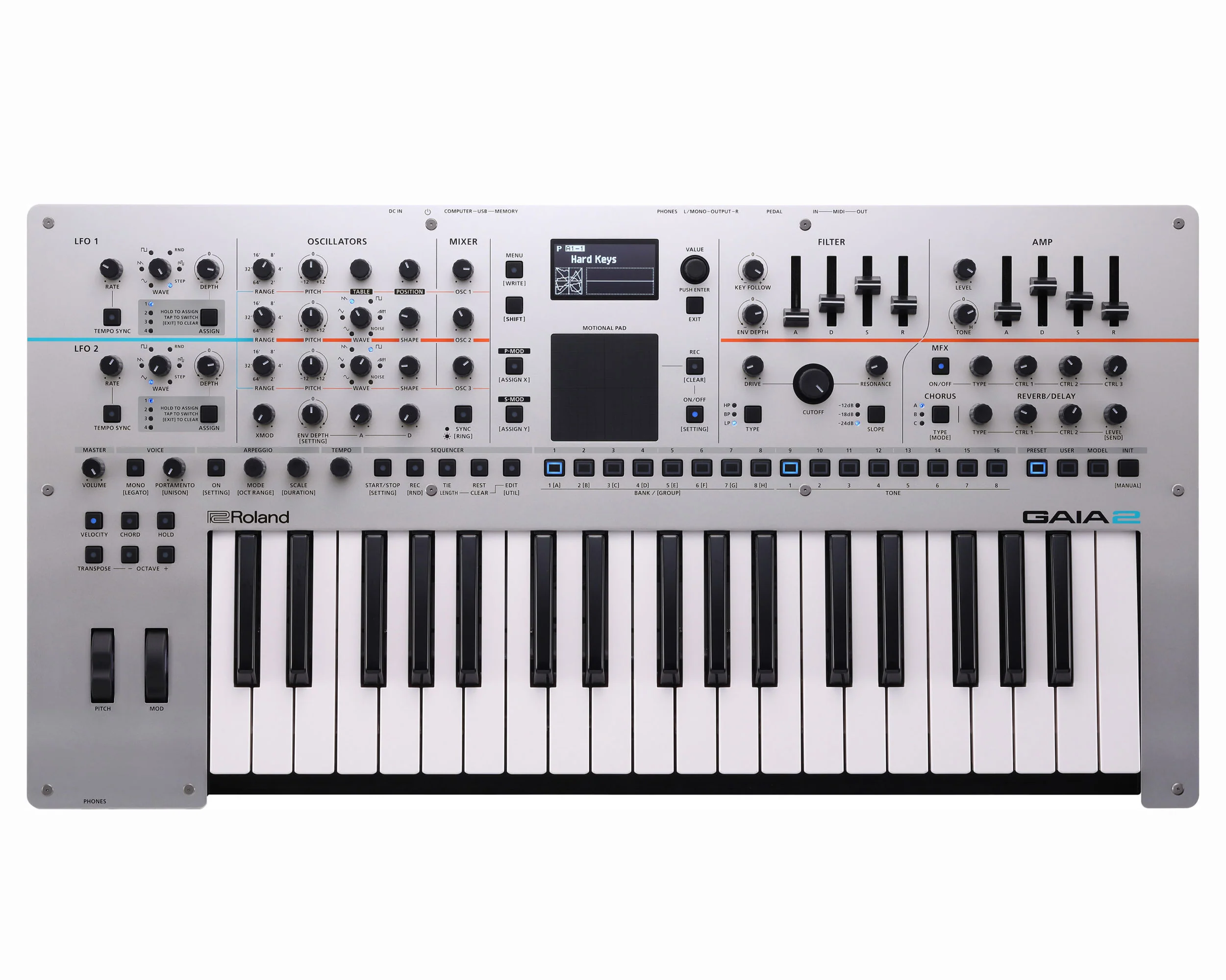 Roland GAIA 2 37-Key Synthesizer with USB-C Interface